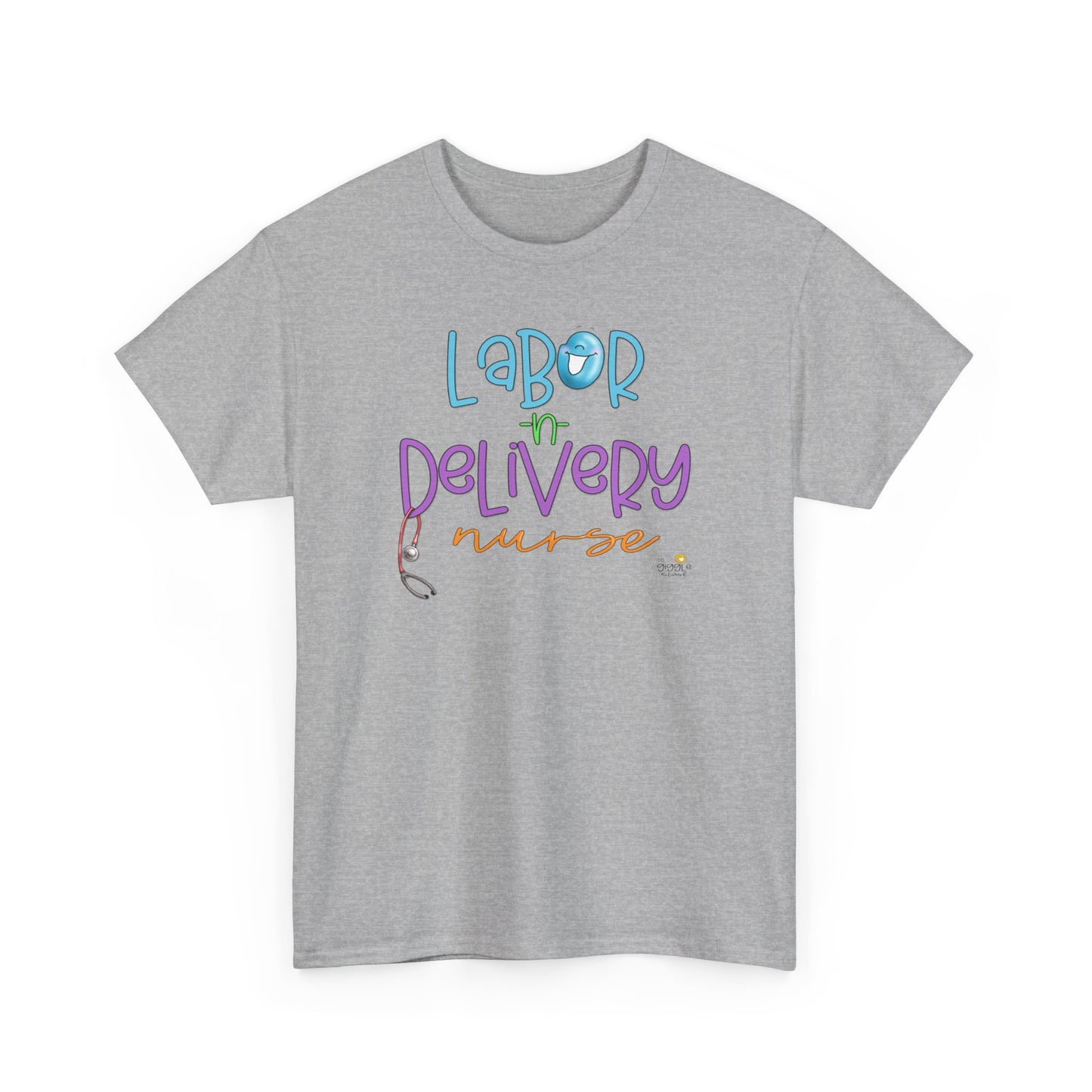 Labor and Delivery nurse by The Giggle Network, Nurse tshirt, Springtime tshirt, T Shirt for spring, Hello SPring Tshirt