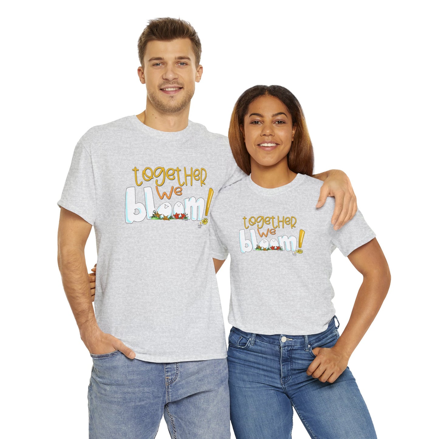 Together We Bloom by The Giggle Network, Nurse tshirt, Springtime tshirt, T Shirt for spring, Hello SPring Tshirt