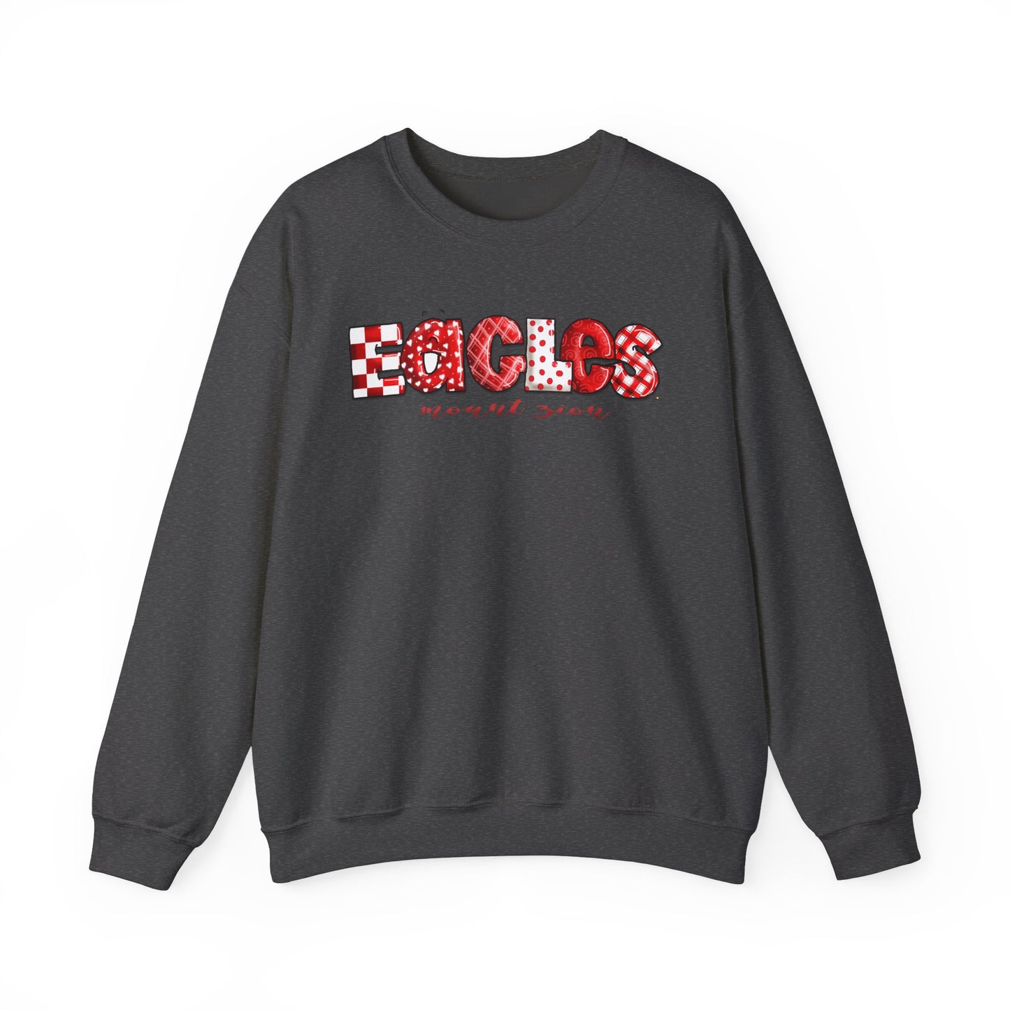Eagels Multi-print Crewneck Sweatshirt by The Giggle Network