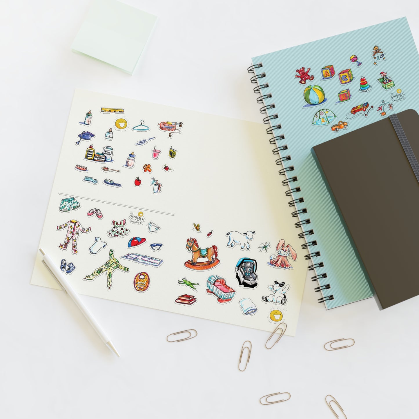 Stickers for Babies and My NICU Story 8.5 x 11 Sticker Sheets by The Giggle Network