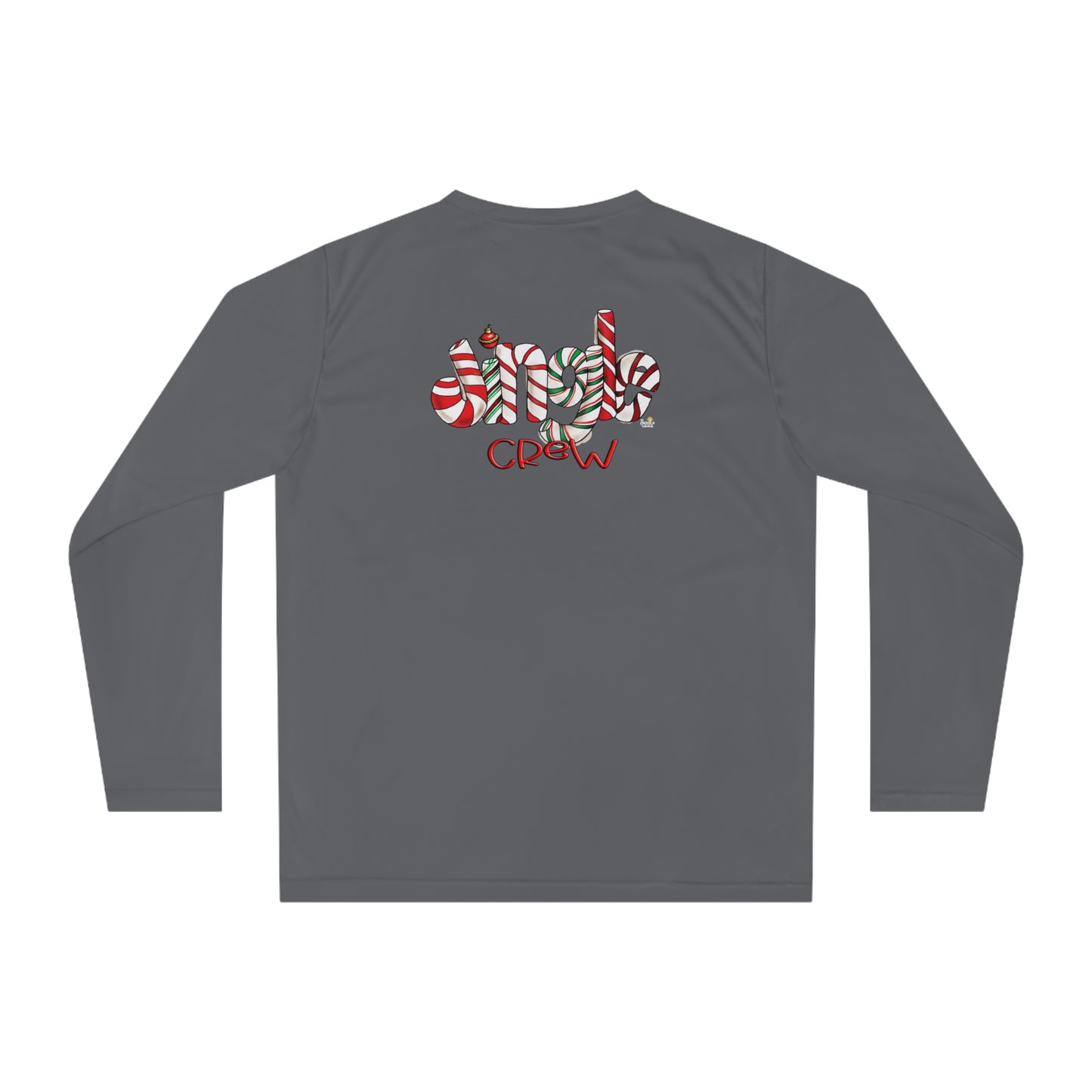 (front and back) Everybody's JIngle Crew Long Sleeve Shirt by The Giggle Network