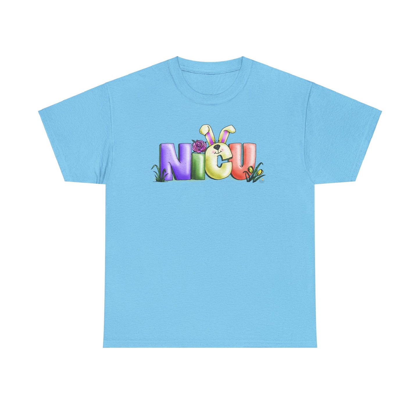 NICU Bunny Ears by The Giggle Network, Nurse tshirt, Springtime tshirt, T Shirt for spring, Hello SPring Tshirt , Teacher Tshirt