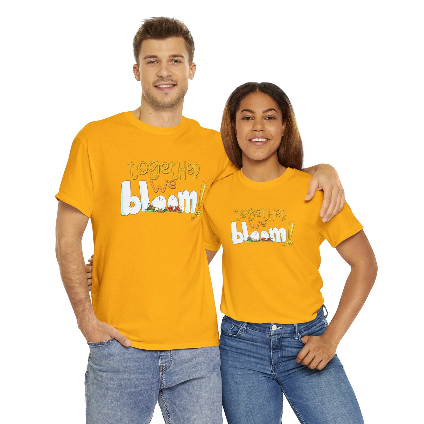 Together We Bloom by The Giggle Network, Nurse tshirt, Springtime tshirt, T Shirt for spring, Hello SPring Tshirt