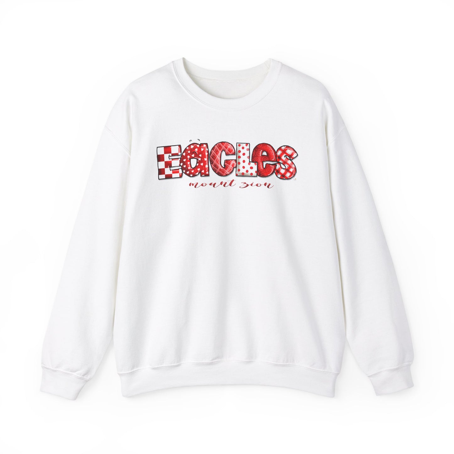 Eagels Multi-print Crewneck Sweatshirt by The Giggle Network