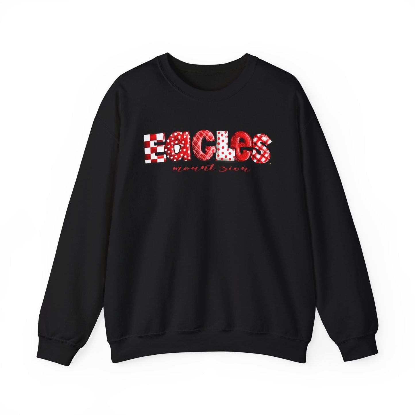 Eagels Multi-print Crewneck Sweatshirt by The Giggle Network