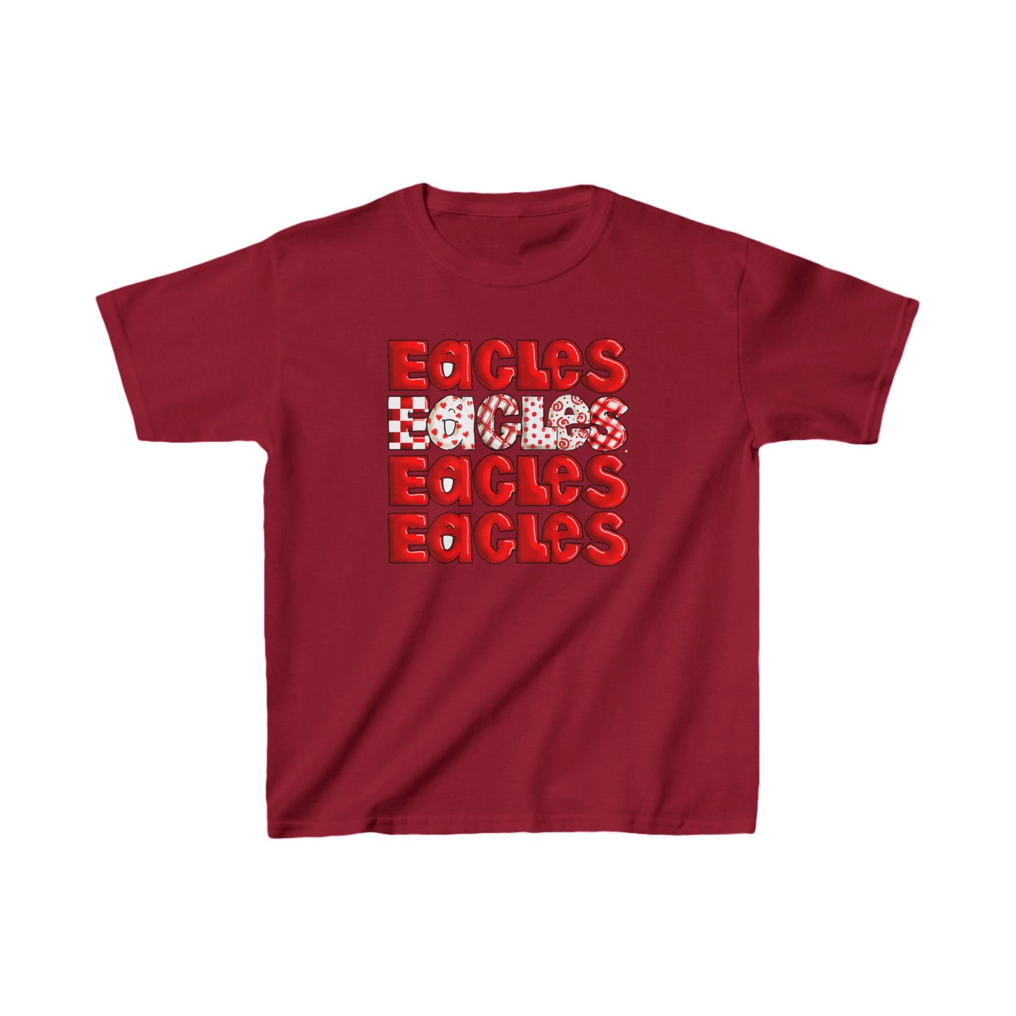Eagles x4 by The Giggle Network Kids Heavy Cotton™ Tee