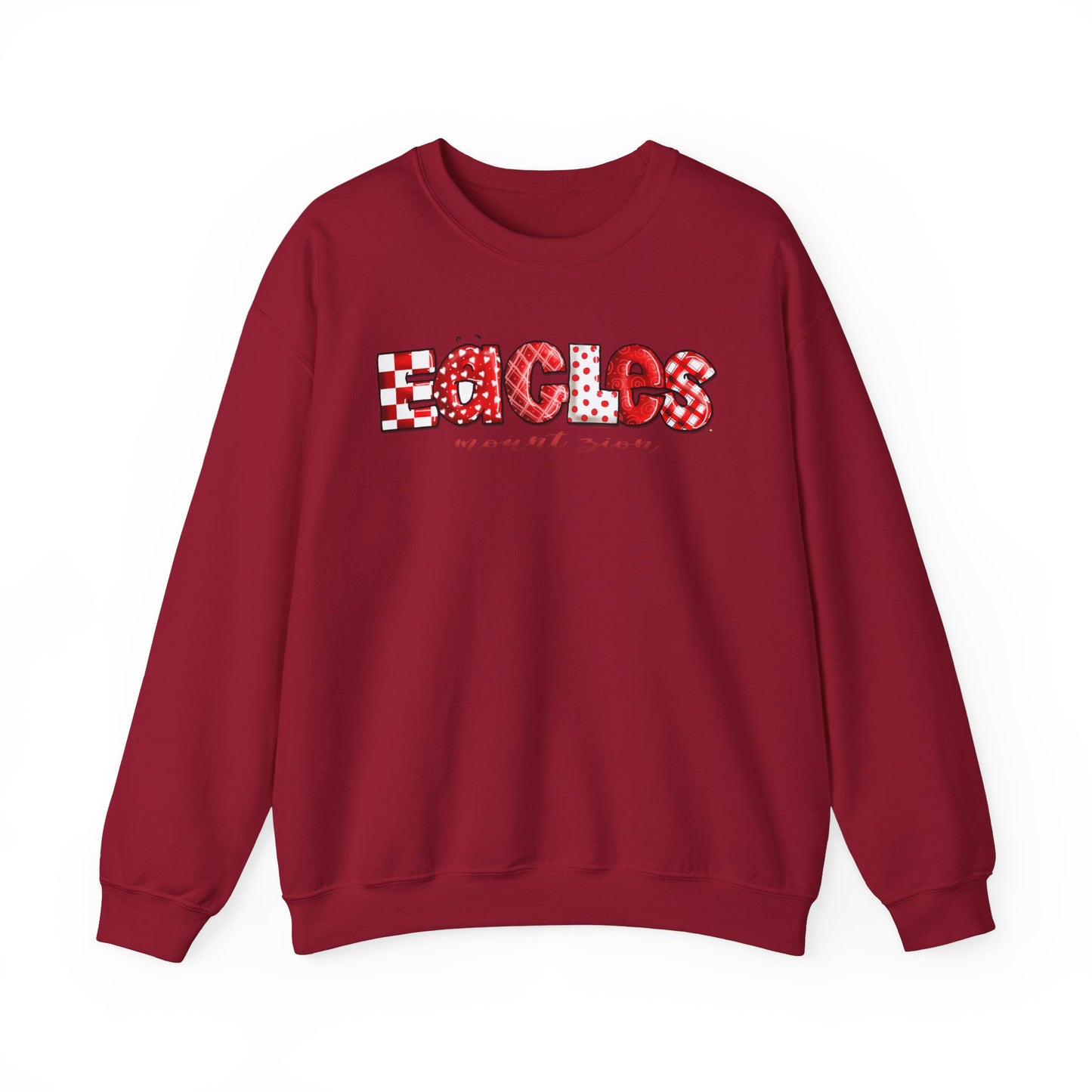 Eagels Multi-print Crewneck Sweatshirt by The Giggle Network