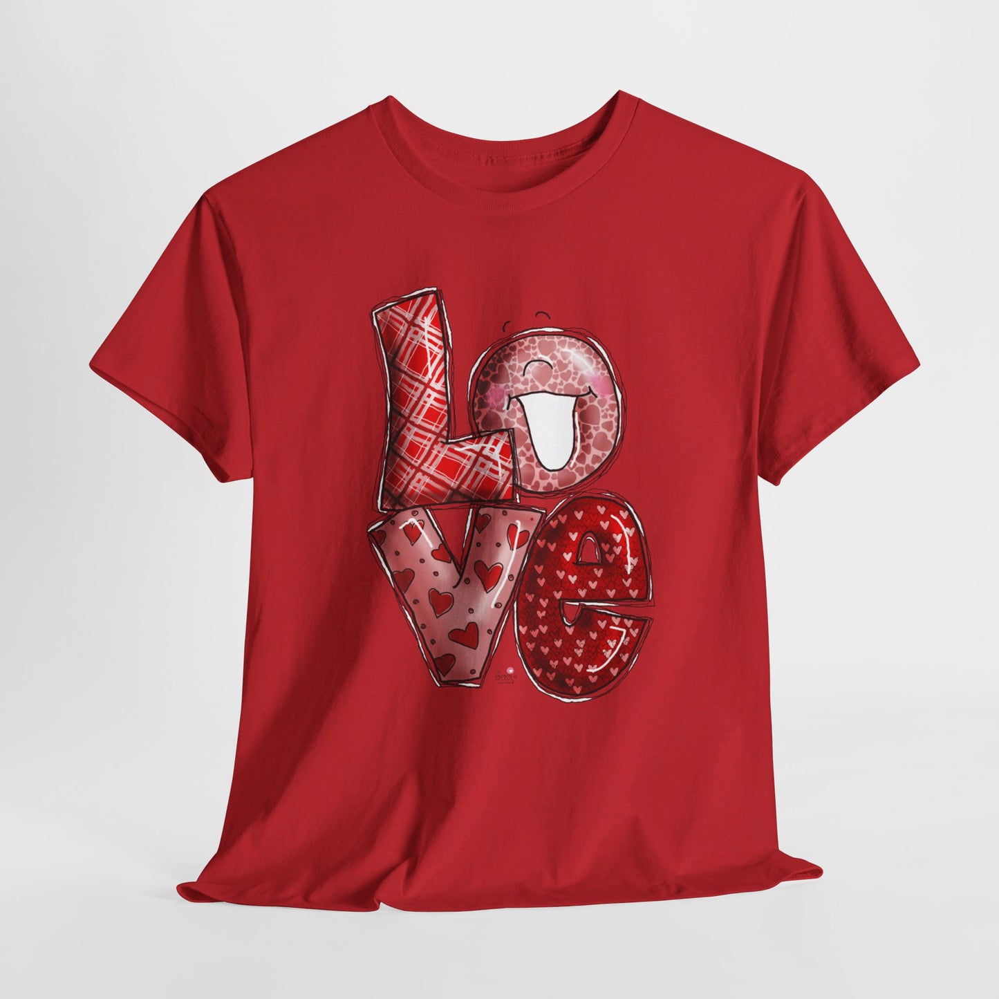 Love TShirt by The Giggle Network. Valentine's Tshirts. Love and hearts tshirt.