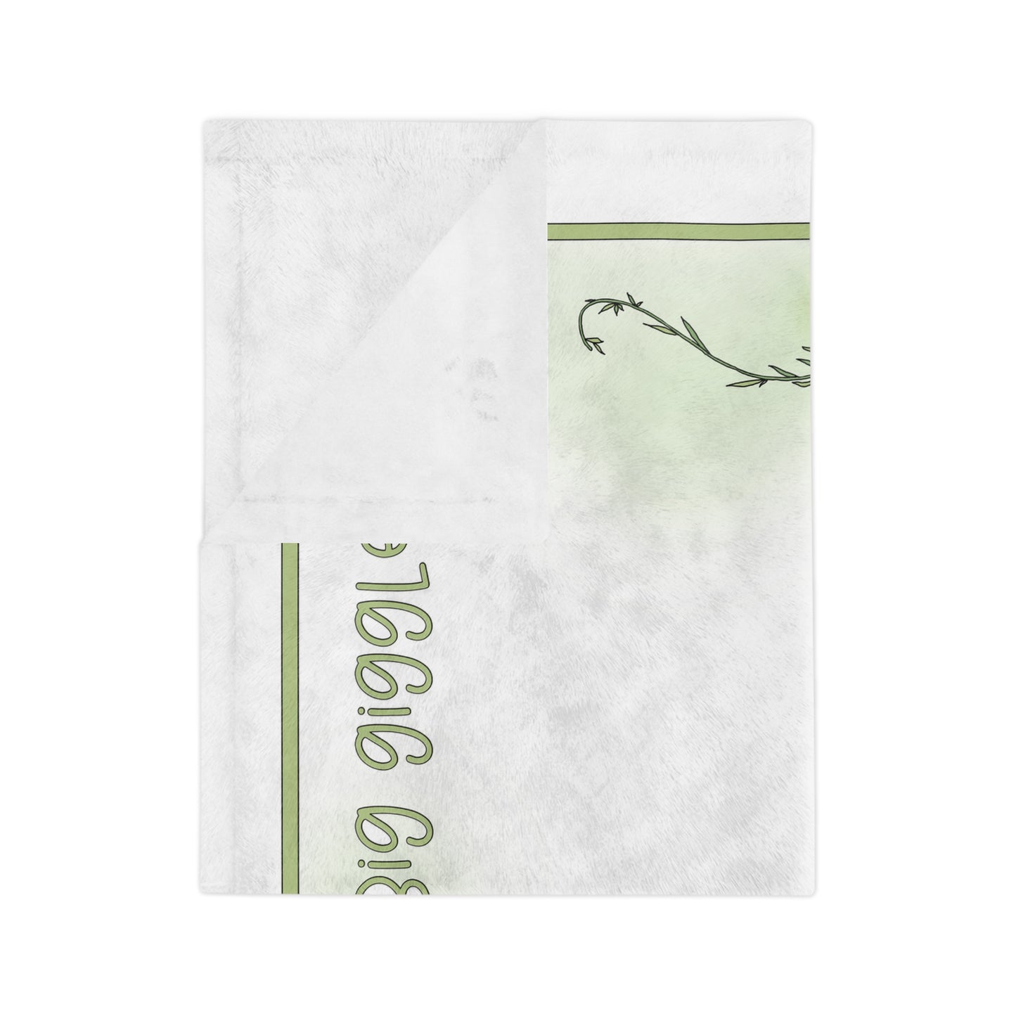 Little Steps, Big Giggles Baby's First Year Growth blanket by The Giggle Network TM , Velveteen Microfiber Blanket, Baby's first year Blanket, Baby Growth Blanket
