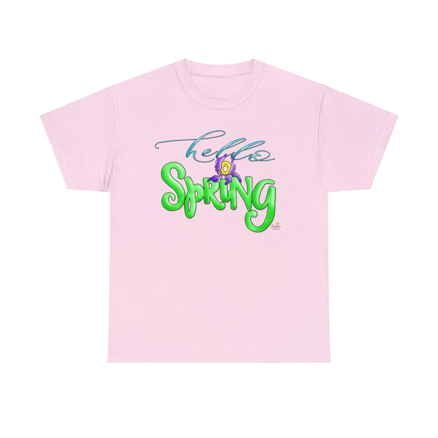 Hello Spring by The Giggle Network, Nurse tshirt, Springtime tshirt, T Shirt for spring, Hello SPring Tshirt