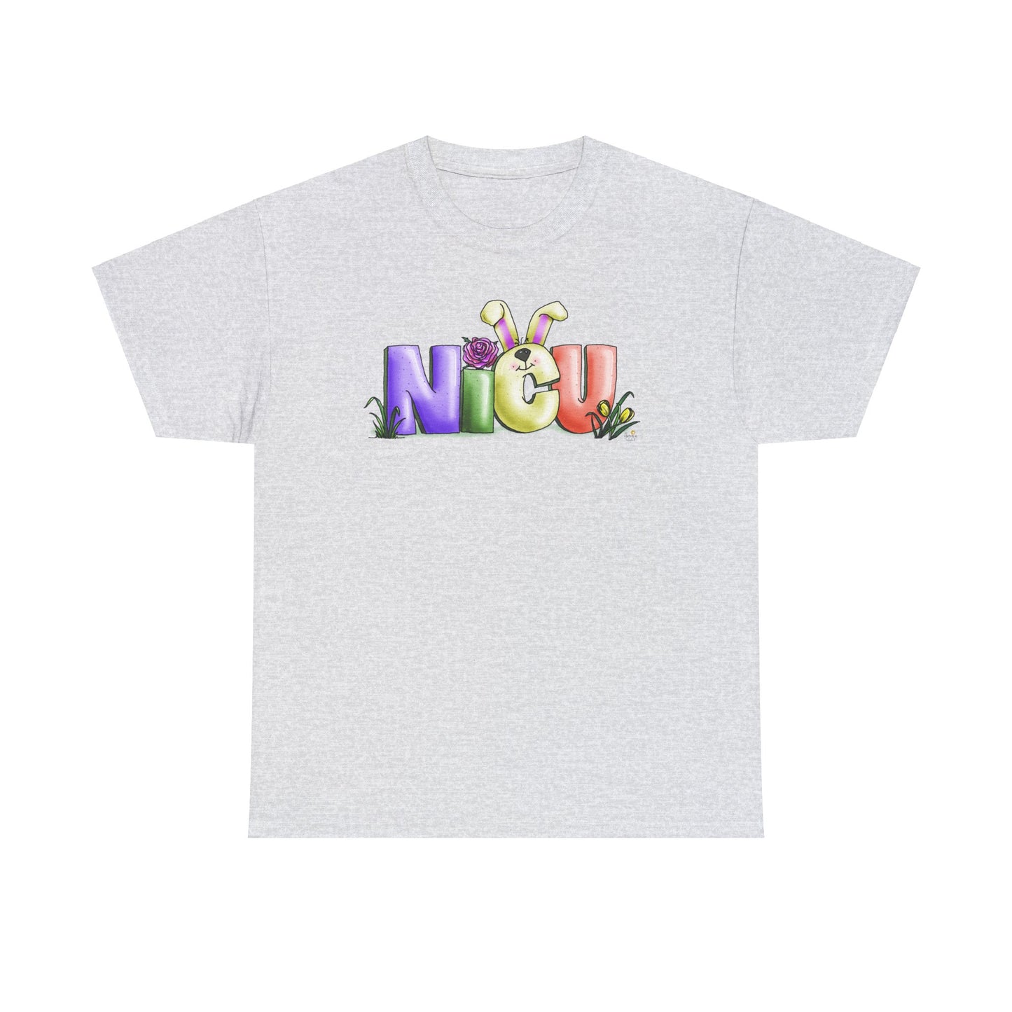 NICU Bunny Ears by The Giggle Network, Nurse tshirt, Springtime tshirt, T Shirt for spring, Hello SPring Tshirt , Teacher Tshirt