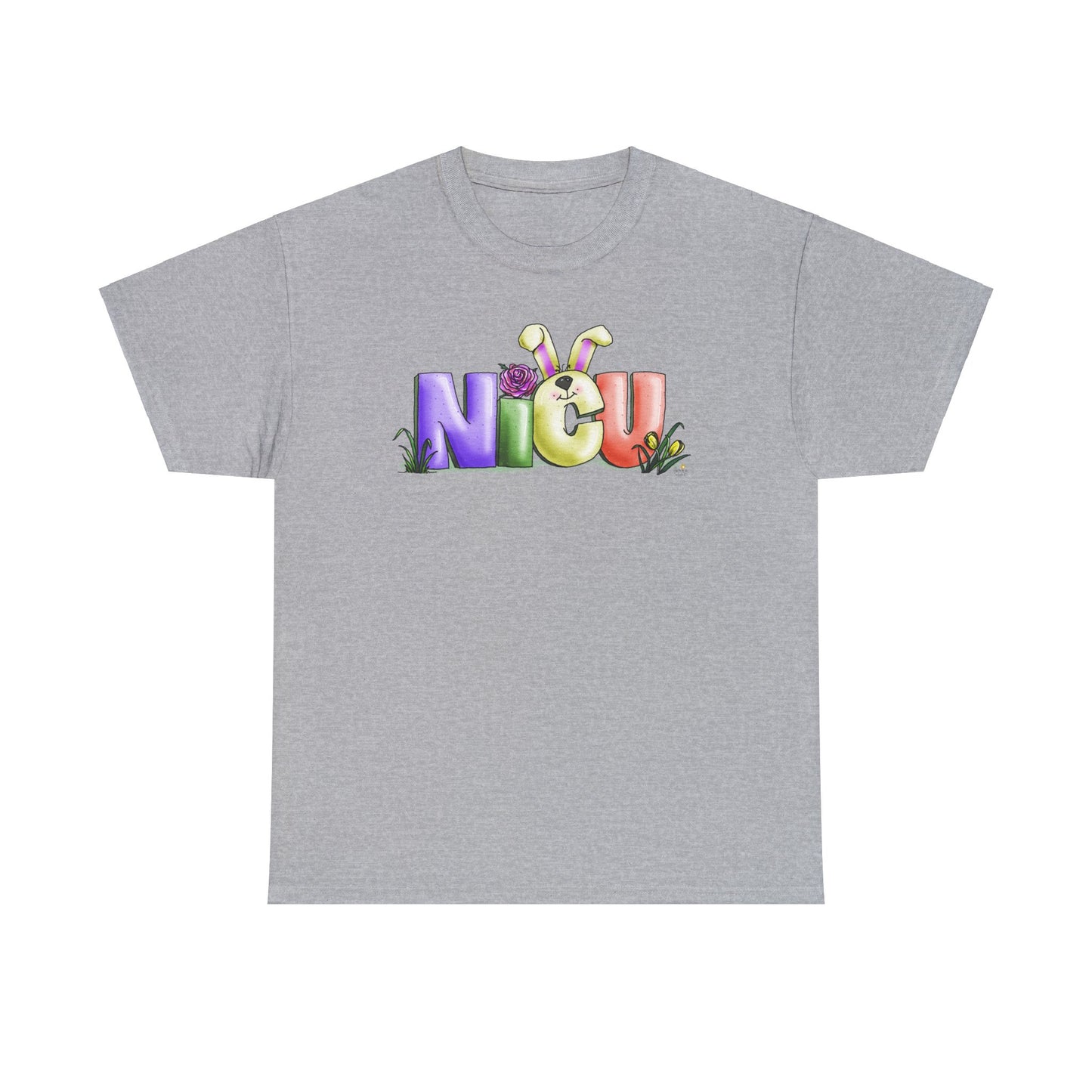 NICU Bunny Ears by The Giggle Network, Nurse tshirt, Springtime tshirt, T Shirt for spring, Hello SPring Tshirt , Teacher Tshirt