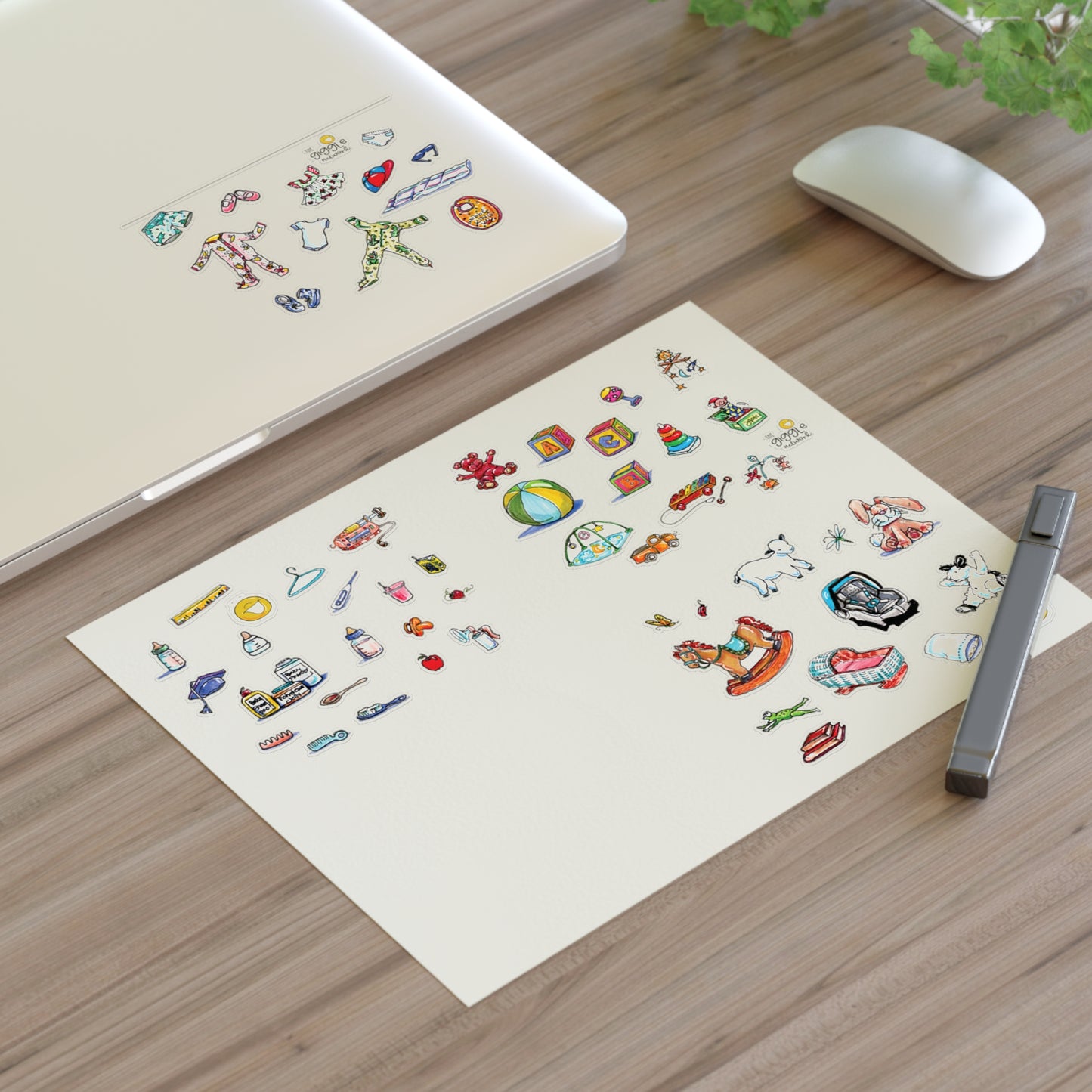 Stickers for Babies and My NICU Story 8.5 x 11 Sticker Sheets by The Giggle Network