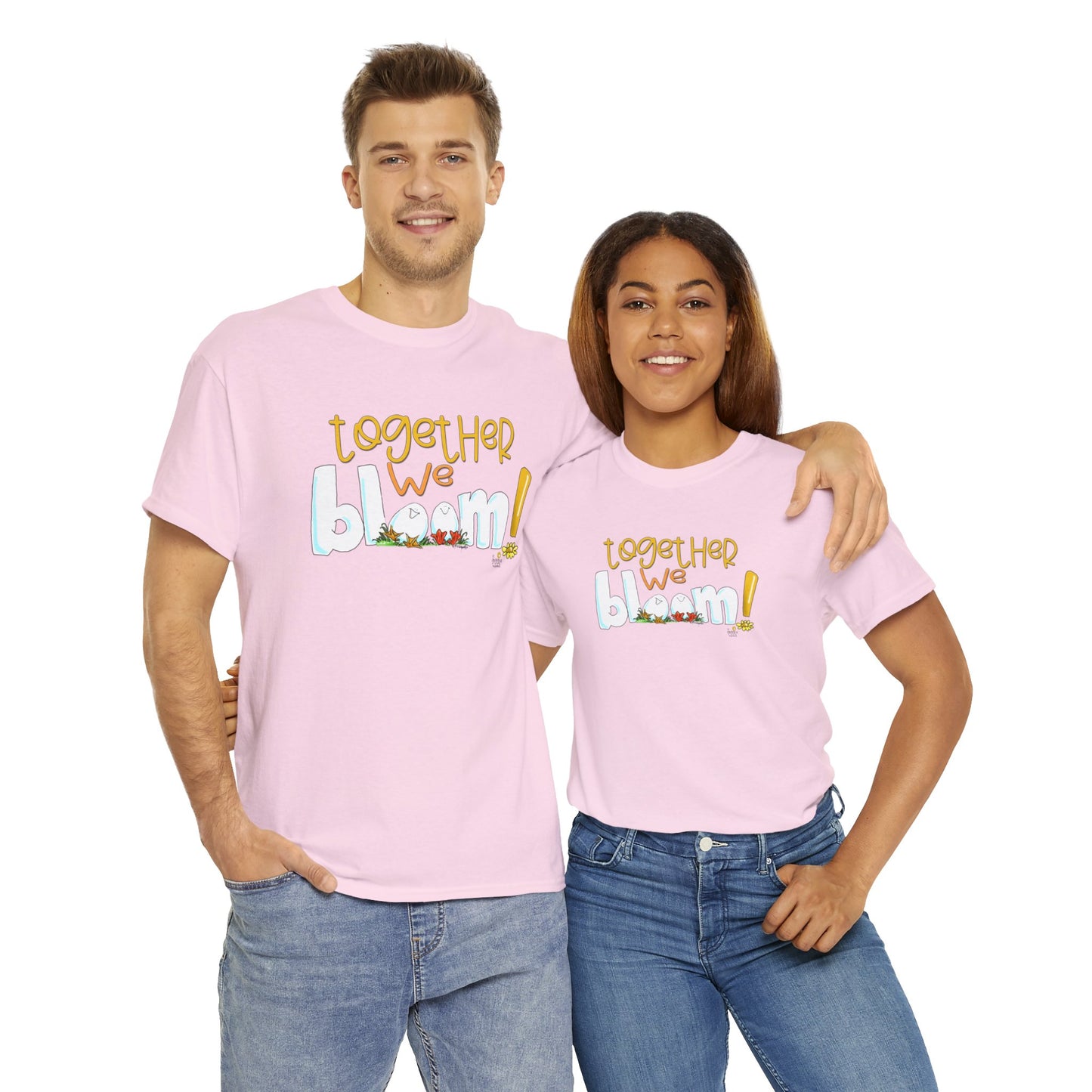 Together We Bloom by The Giggle Network, Nurse tshirt, Springtime tshirt, T Shirt for spring, Hello SPring Tshirt