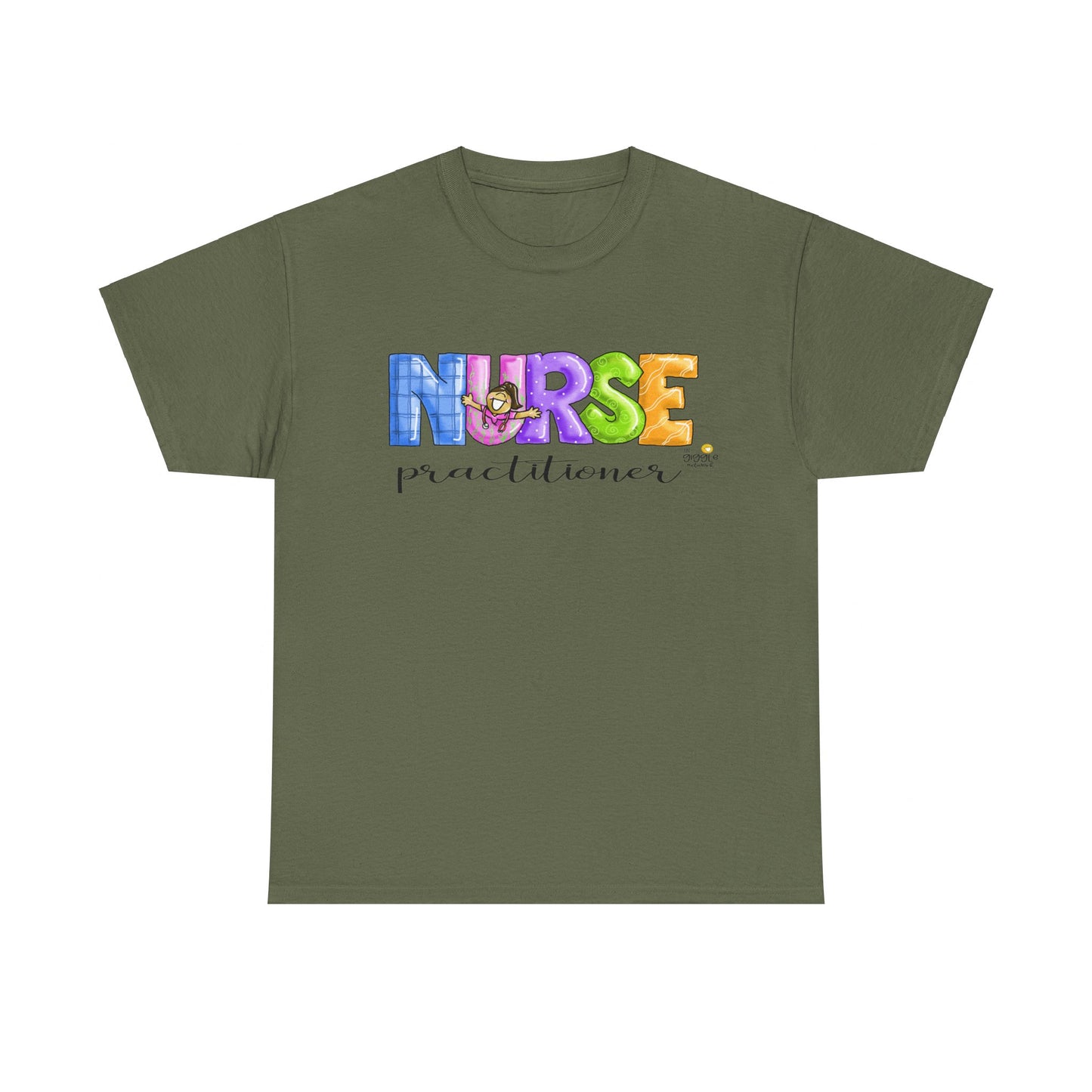 Nurse Practitioner by The Giggle Network, MOther and Baby Nurse tshirt, Springtime tshirt, T Shirt for spring, Hello SPring Tshirt