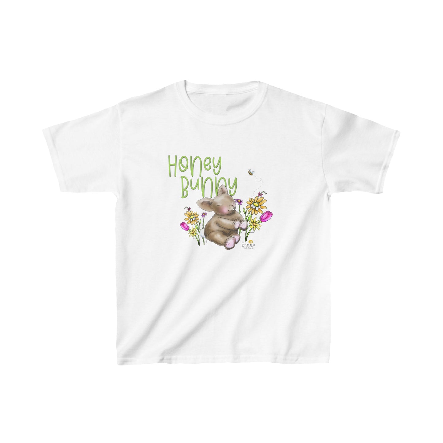 Honey Bunny Spring Childrens Tshirt, spring tshirt, kids spring shirt