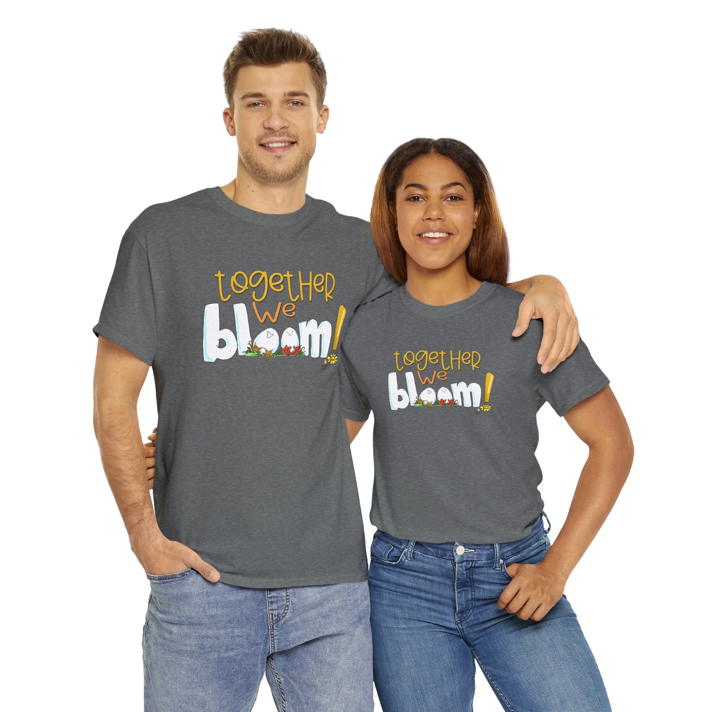 Together We Bloom by The Giggle Network, Nurse tshirt, Springtime tshirt, T Shirt for spring, Hello SPring Tshirt
