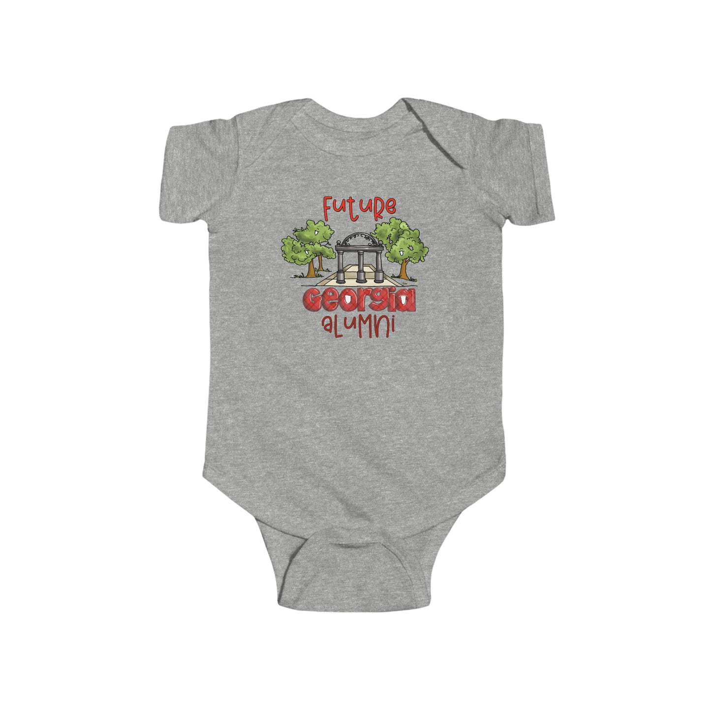 Infant Onesie Future UGA Alumni, university of georgia by the Giggle Network
