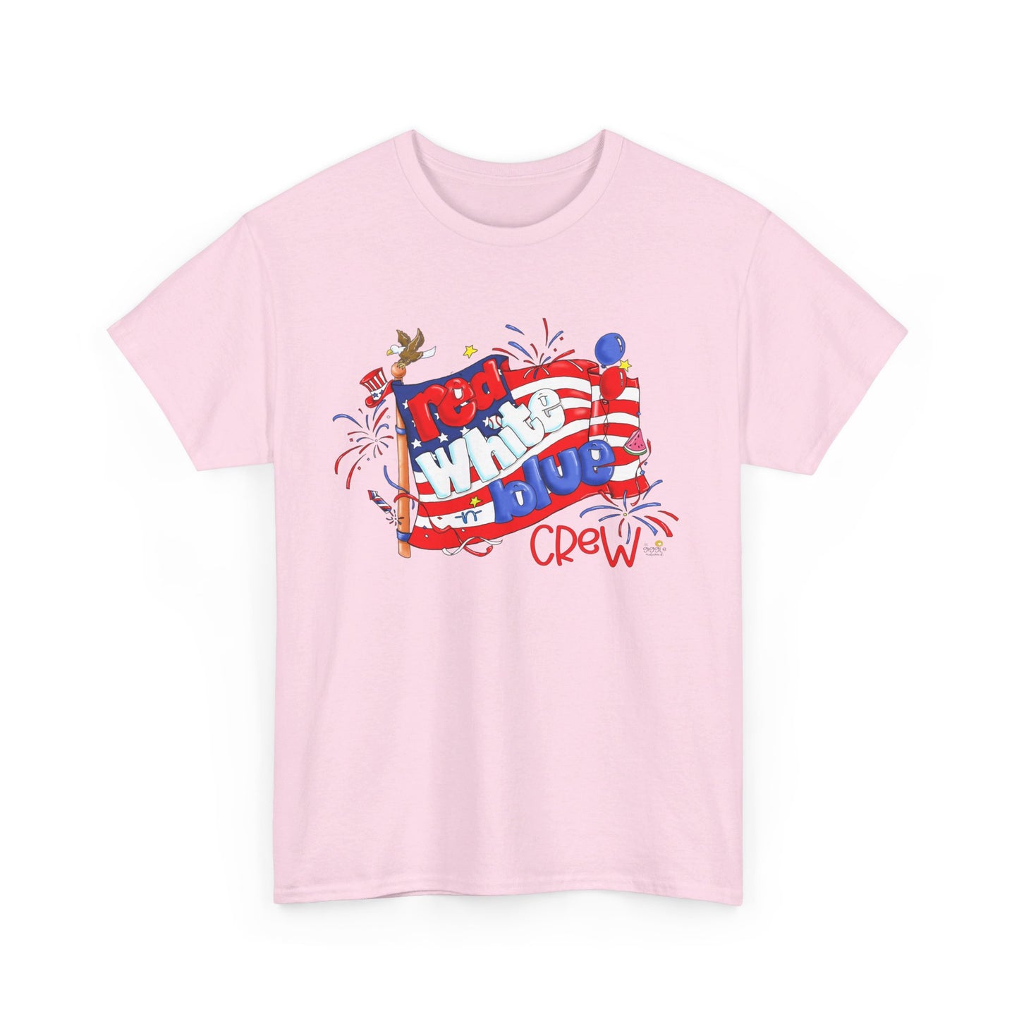 Red White and Blue Crew, July 4 Tshirts, Independence Day Tshirt, by The Giggle Network