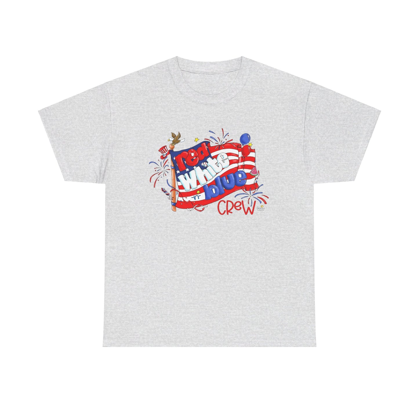 Red White and Blue Crew, July 4 Tshirts, Independence Day Tshirt, by The Giggle Network