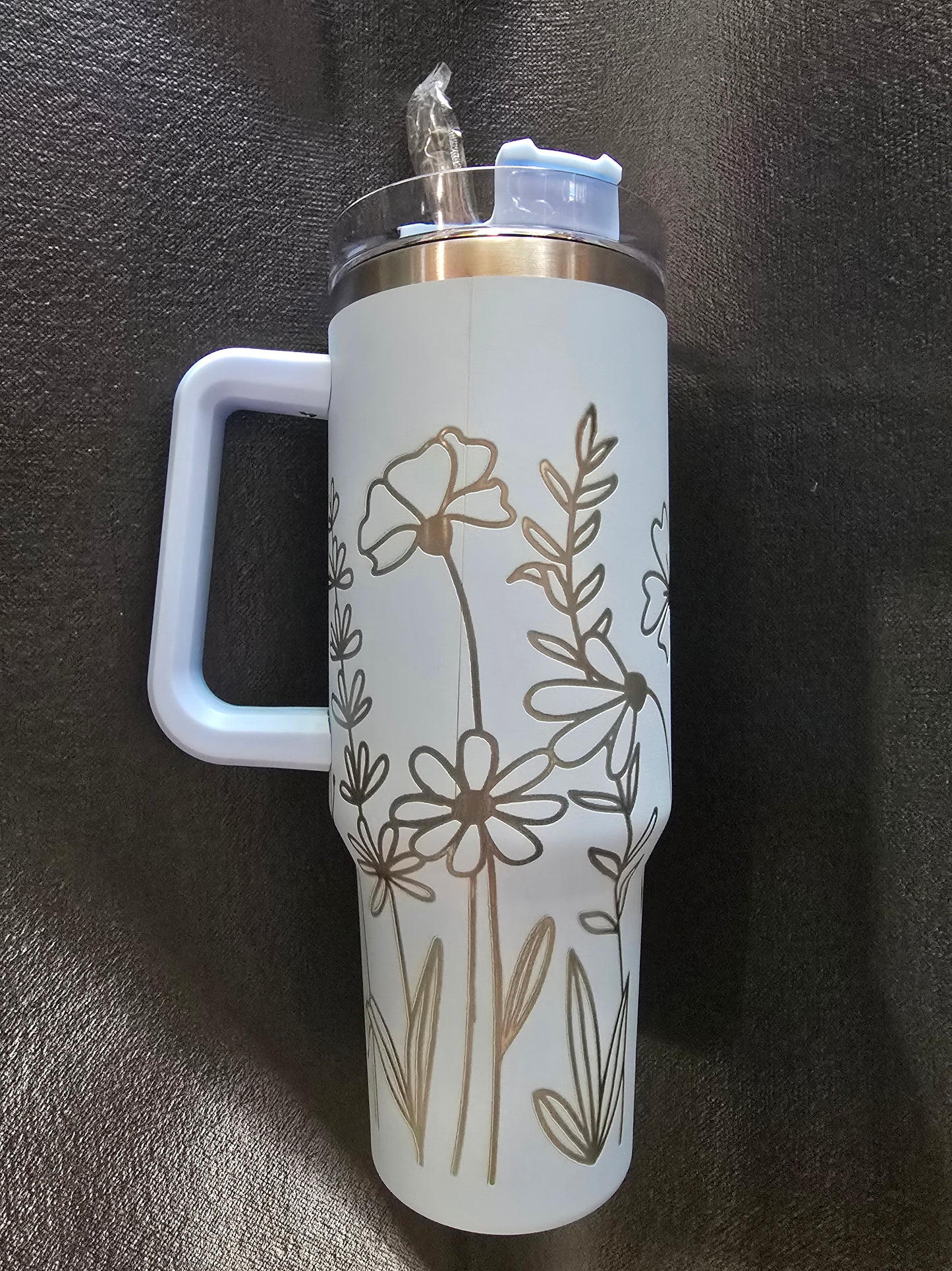 Tumbler Engraving- Full Wrap Engraving