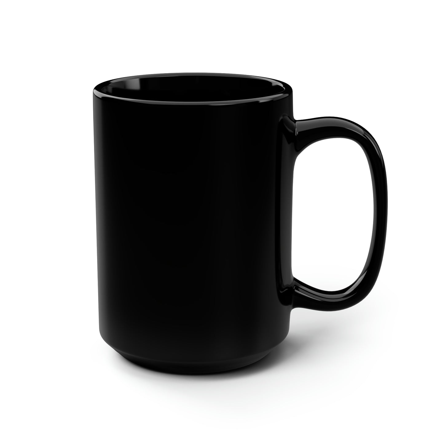 First coffee then Giggles by The Giggle NetworkBlack Mug, 15oz