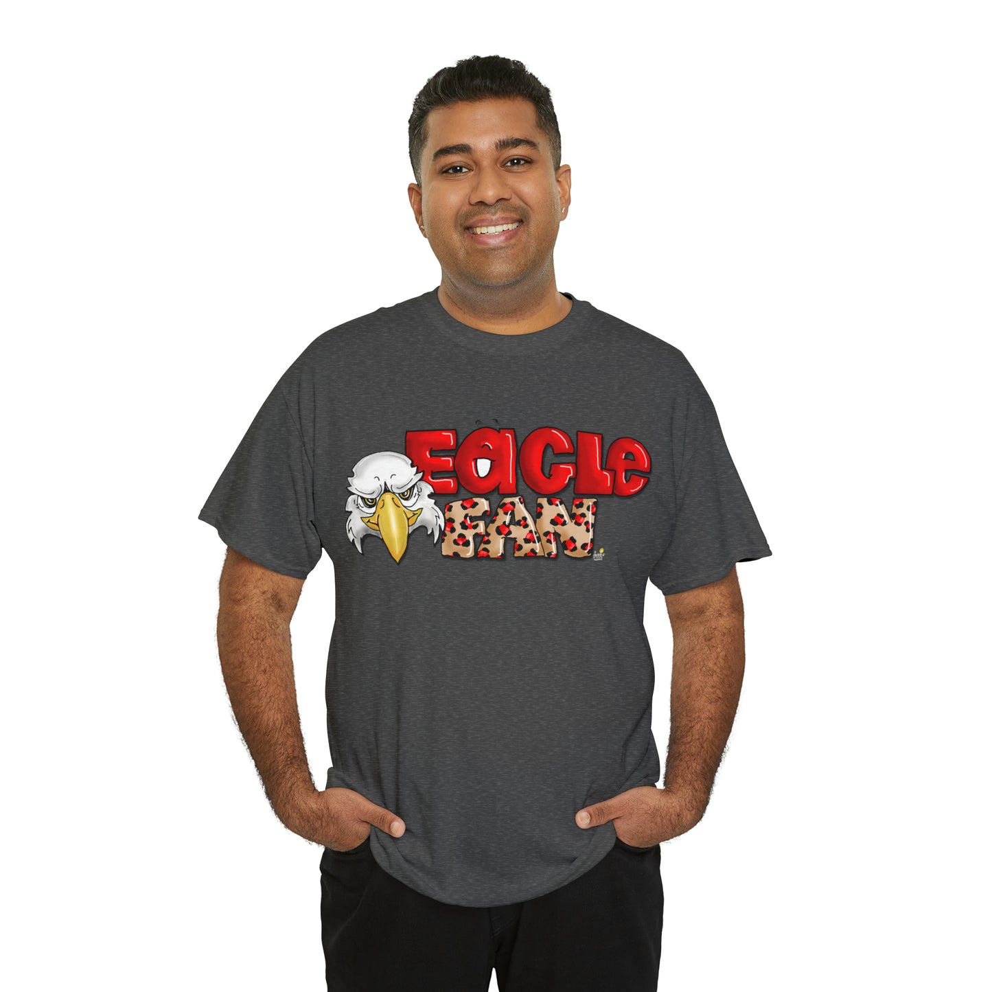 Eagle Fan (cheetah) Tshirt by The Giggle Network created by Laurie Repetto