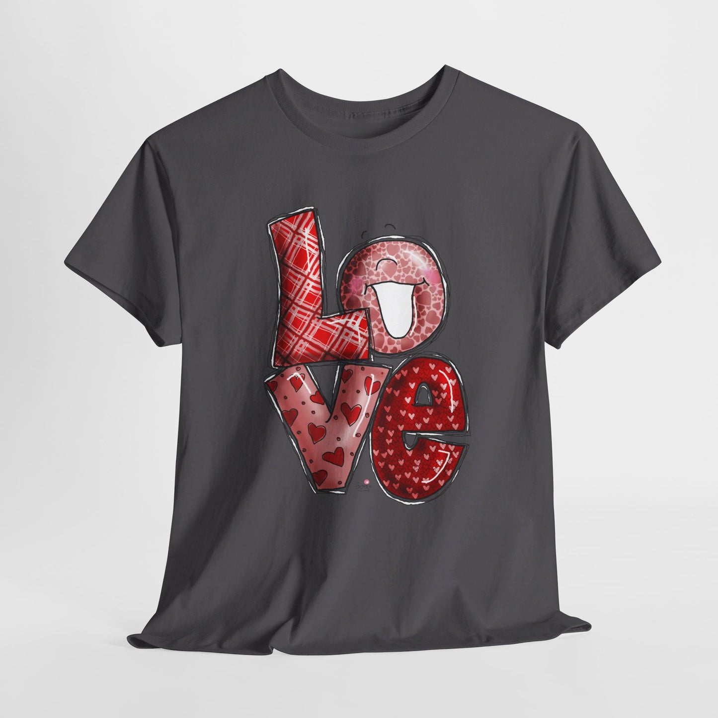 Love TShirt by The Giggle Network. Valentine's Tshirts. Love and hearts tshirt.