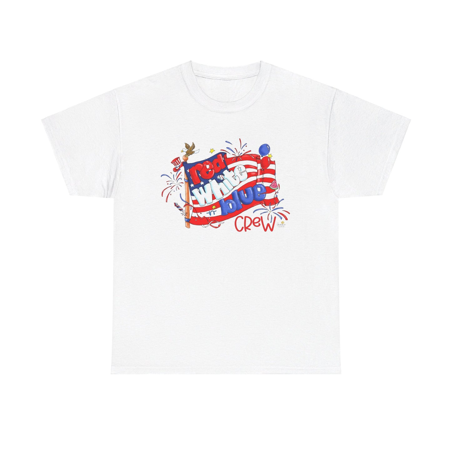 Red White and Blue Crew, July 4 Tshirts, Independence Day Tshirt, by The Giggle Network