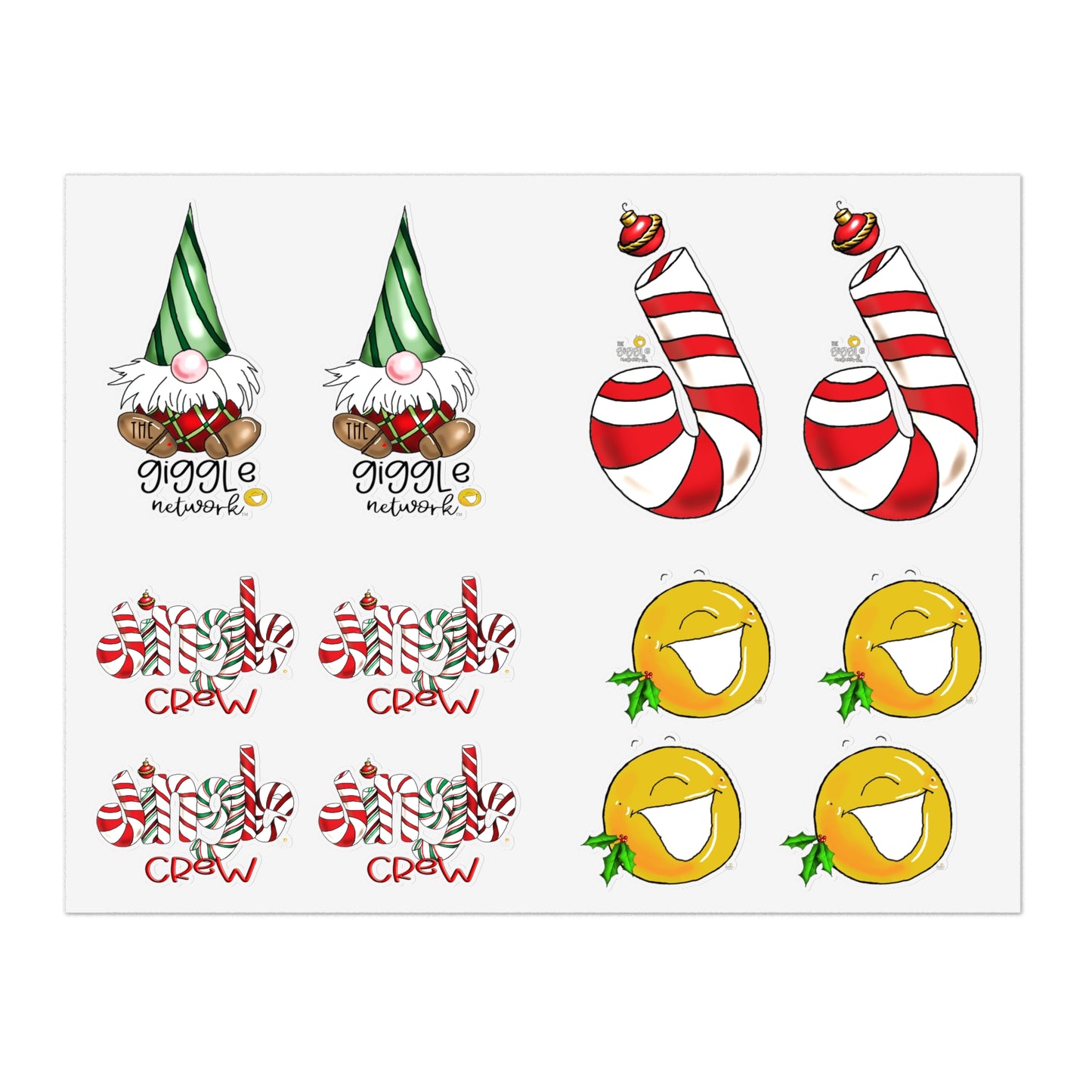 Christmas Giggle Sticker Sheets