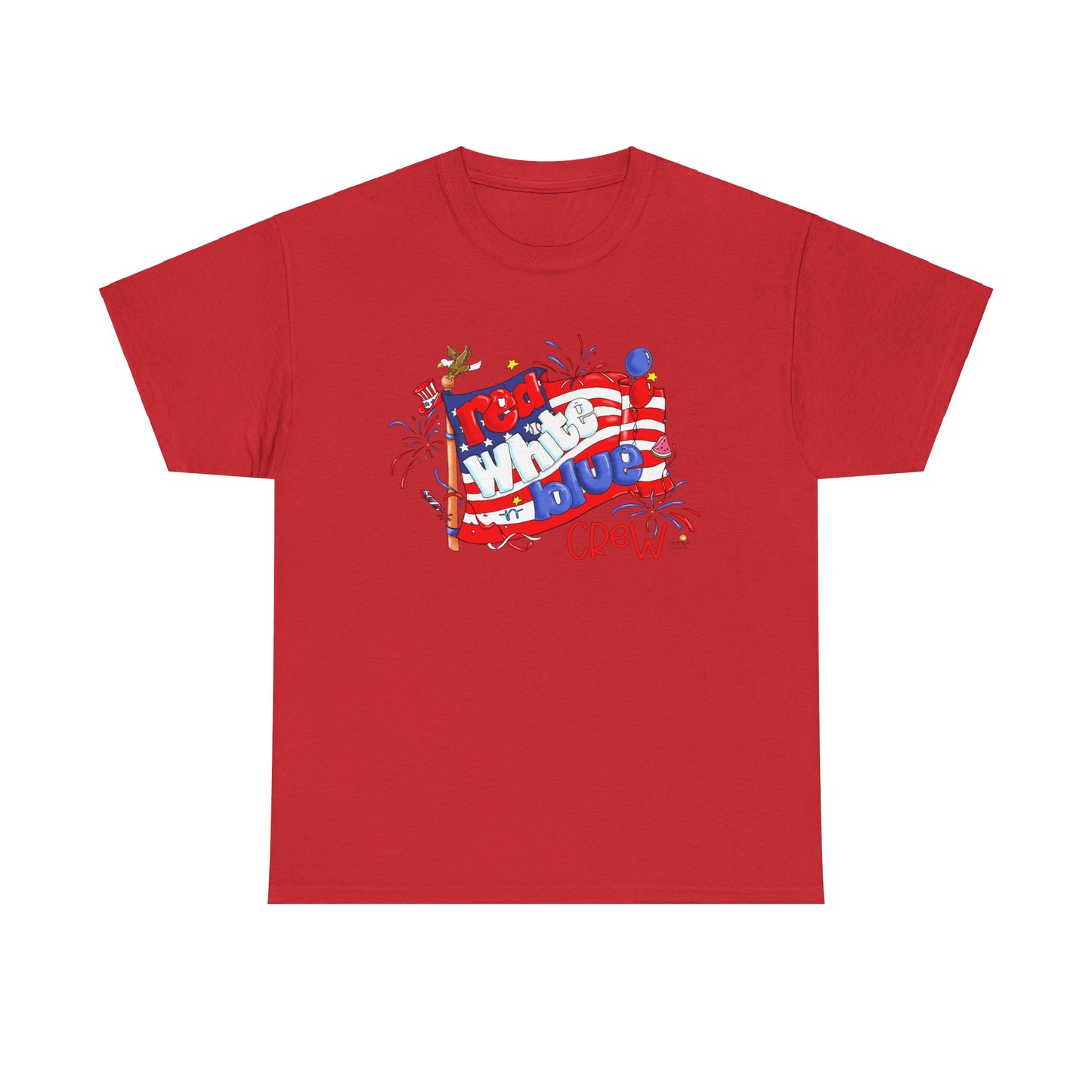 Red White and Blue Crew, July 4 Tshirts, Independence Day Tshirt, by The Giggle Network