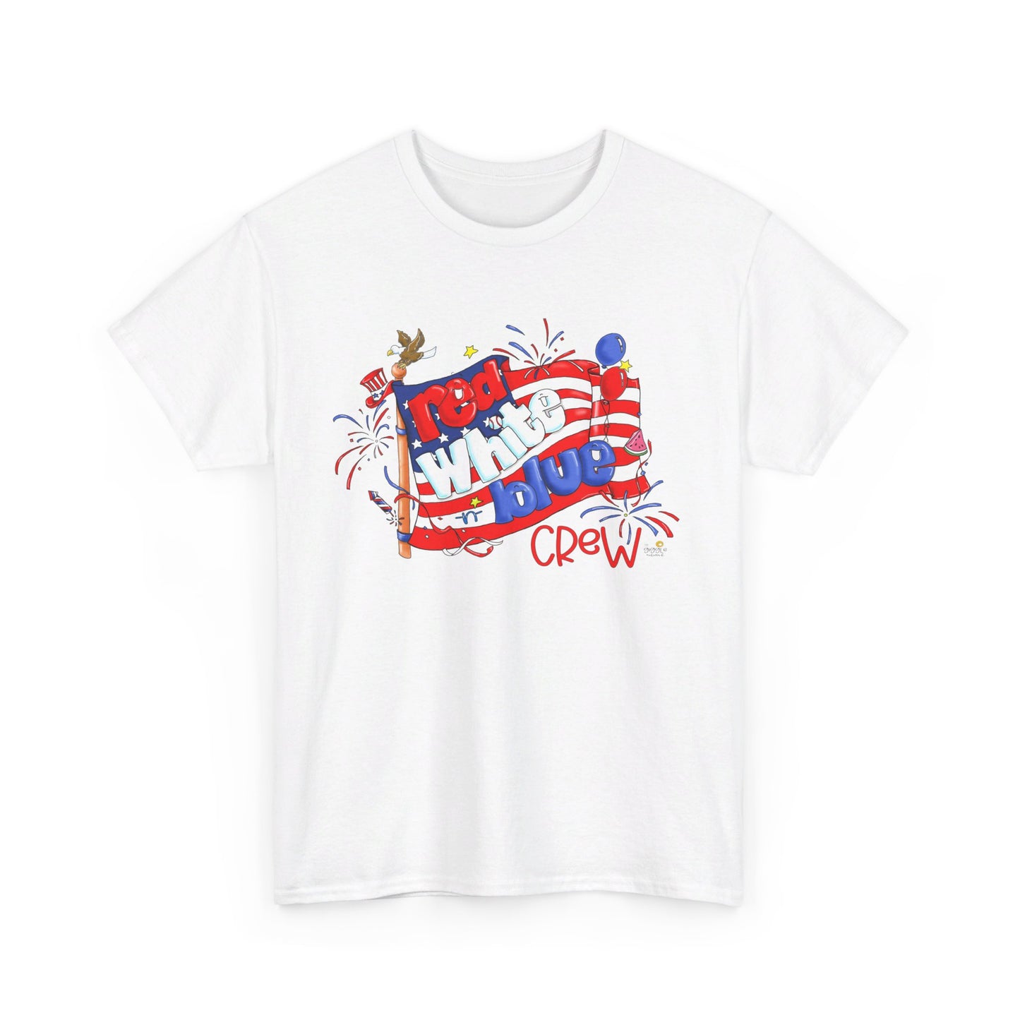 Red White and Blue Crew, July 4 Tshirts, Independence Day Tshirt, by The Giggle Network