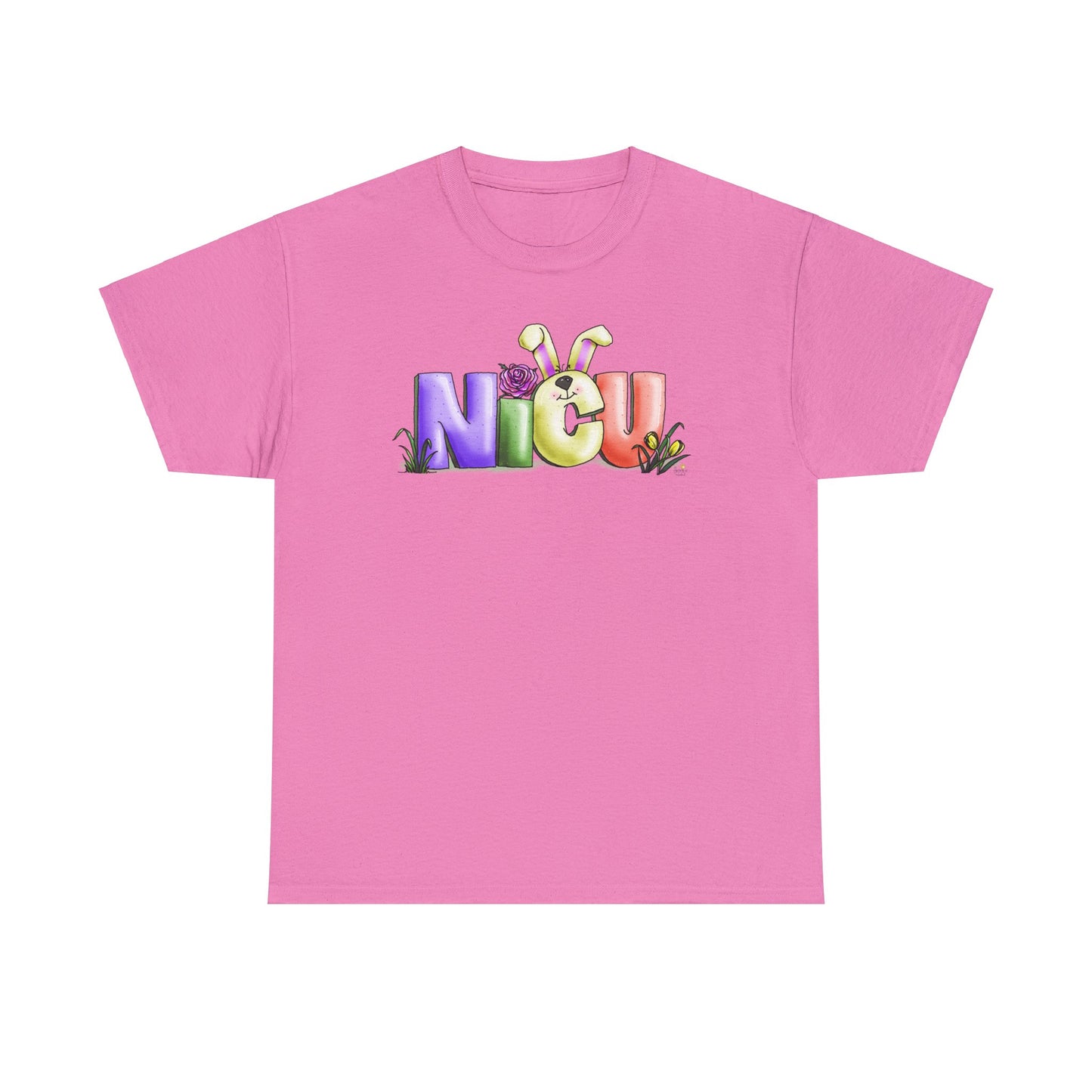 NICU Bunny Ears by The Giggle Network, Nurse tshirt, Springtime tshirt, T Shirt for spring, Hello SPring Tshirt , Teacher Tshirt