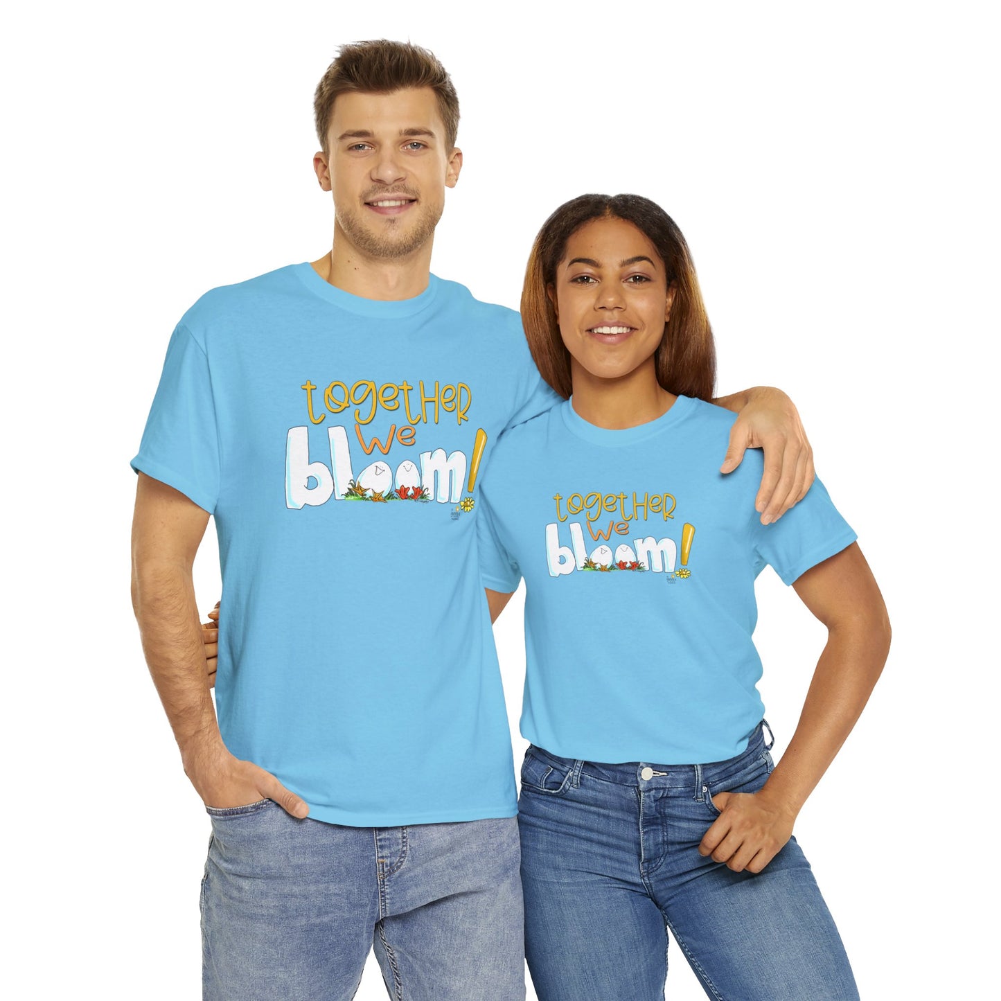 Together We Bloom by The Giggle Network, Nurse tshirt, Springtime tshirt, T Shirt for spring, Hello SPring Tshirt