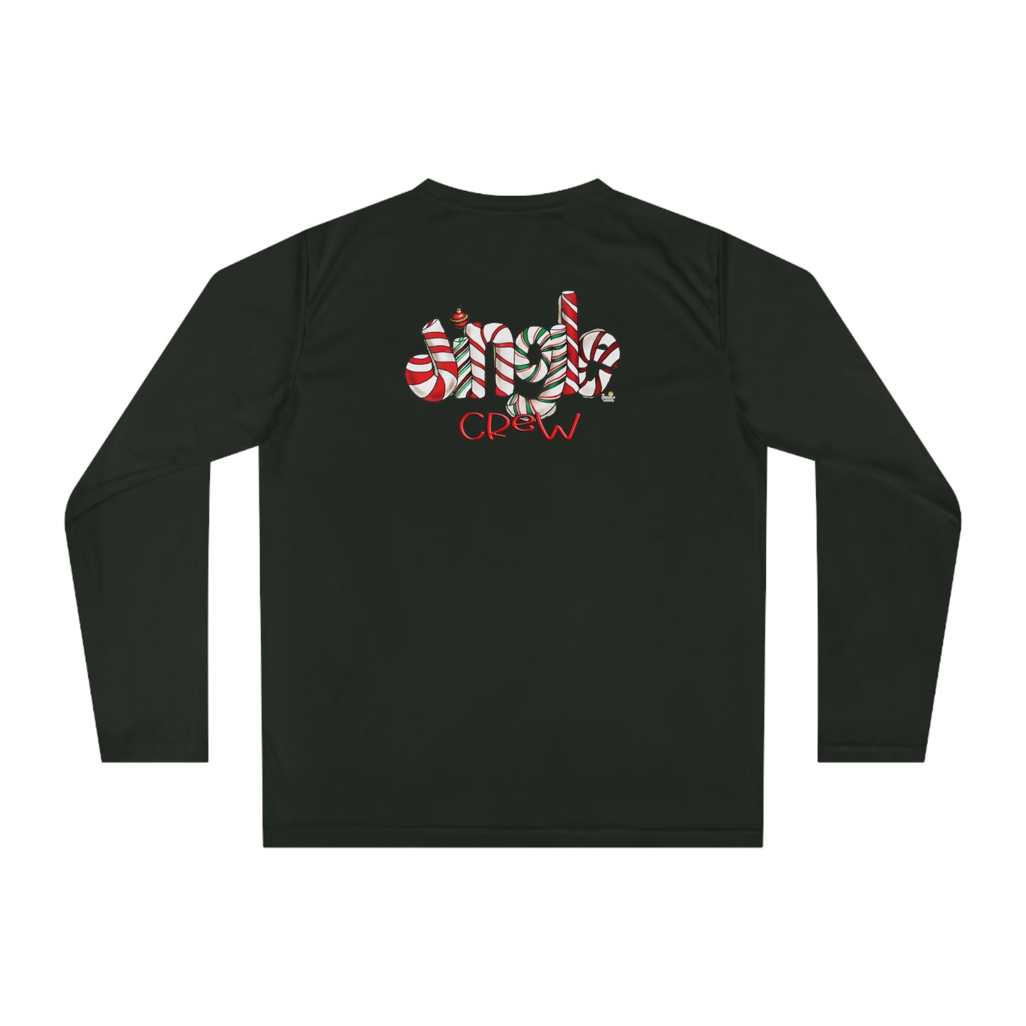 (front and back) Everybody's JIngle Crew Long Sleeve Shirt by The Giggle Network