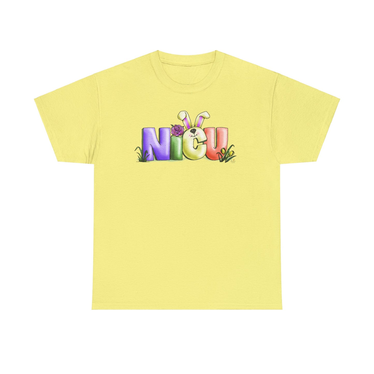 NICU Bunny Ears by The Giggle Network, Nurse tshirt, Springtime tshirt, T Shirt for spring, Hello SPring Tshirt , Teacher Tshirt