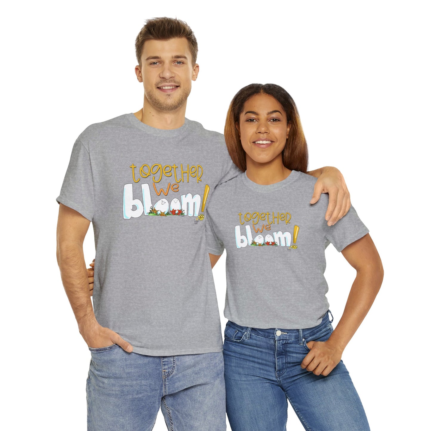Together We Bloom by The Giggle Network, Nurse tshirt, Springtime tshirt, T Shirt for spring, Hello SPring Tshirt