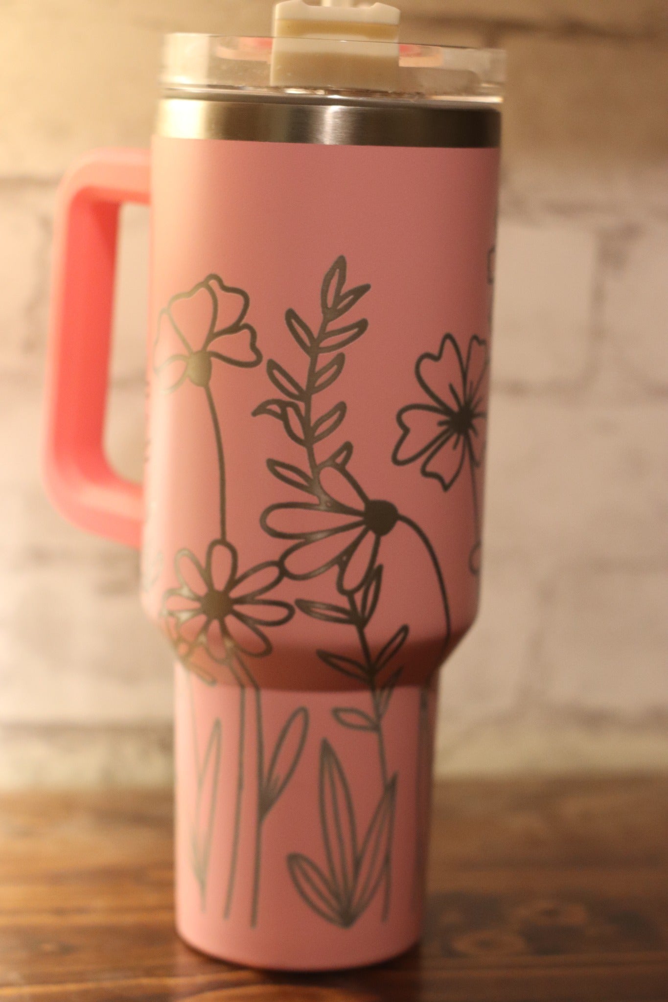 Tumbler Engraving- Full Wrap Engraving
