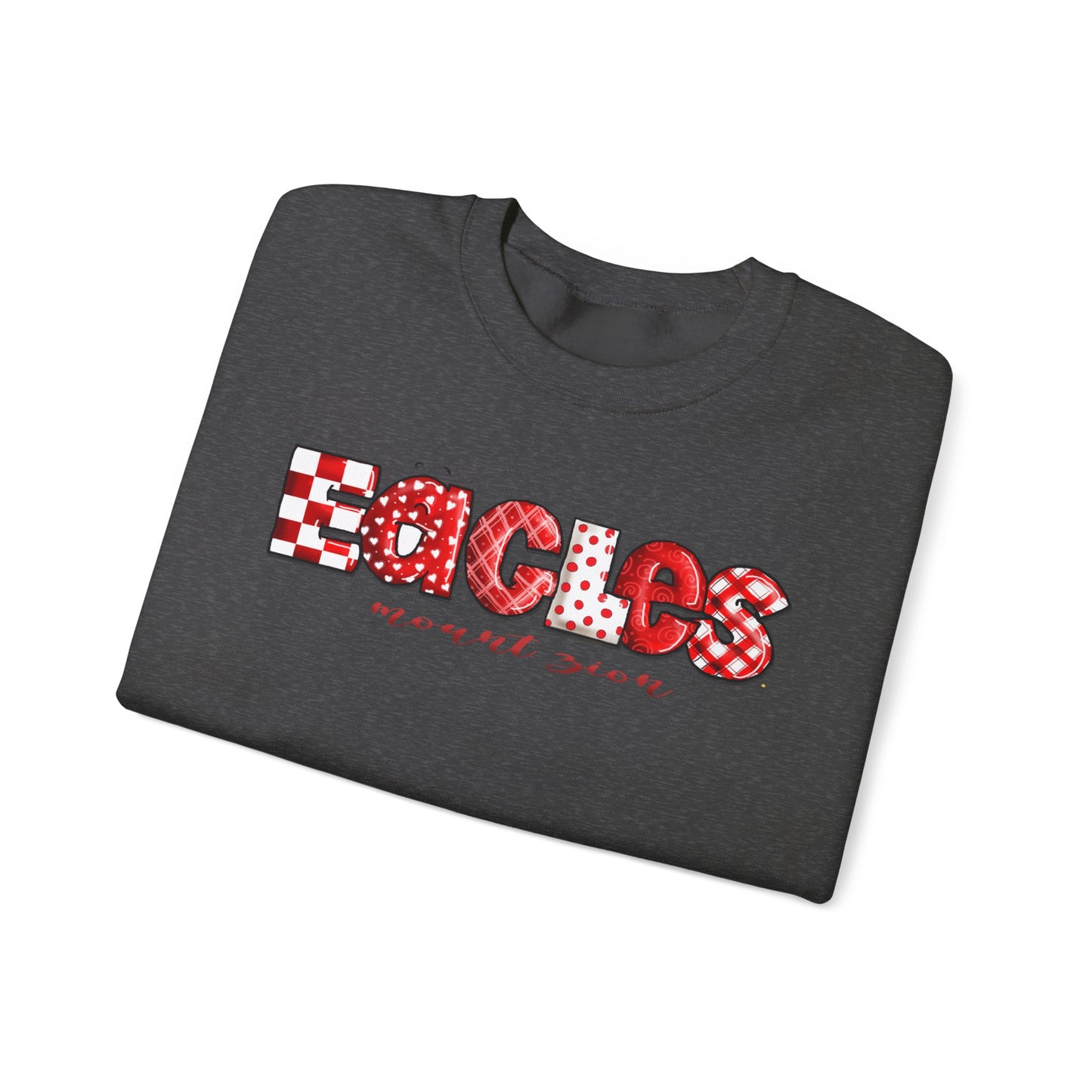 Eagels Multi-print Crewneck Sweatshirt by The Giggle Network
