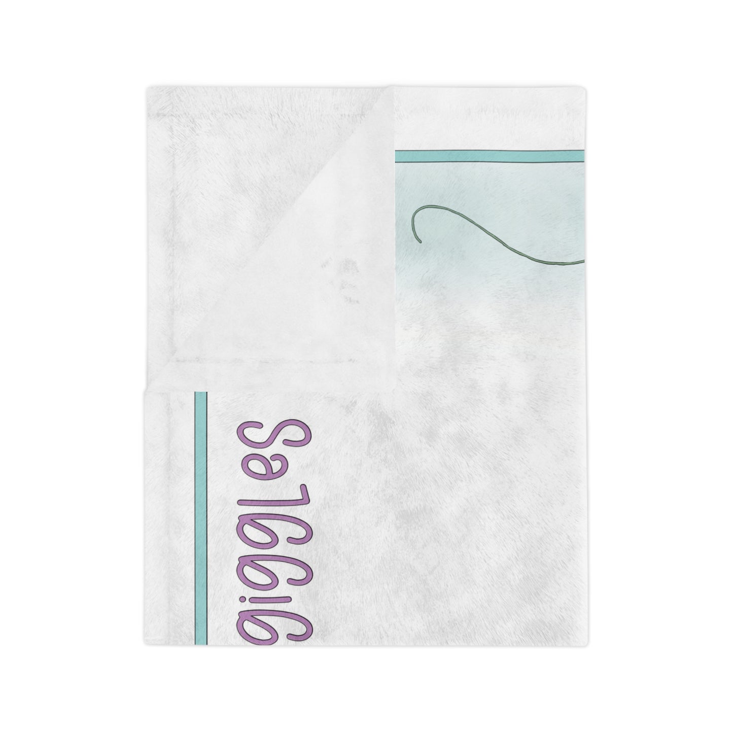 Starfish Giggles Baby's First Year Growth blanket by The Giggle Network TM , Velveteen Microfiber Blanket, Baby's first year Blanket, Baby Growth Blanket