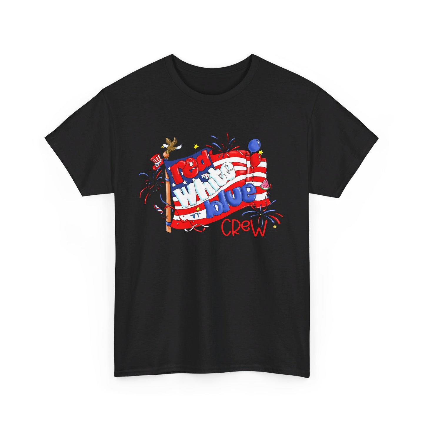 Red White and Blue Crew, July 4 Tshirts, Independence Day Tshirt, by The Giggle Network