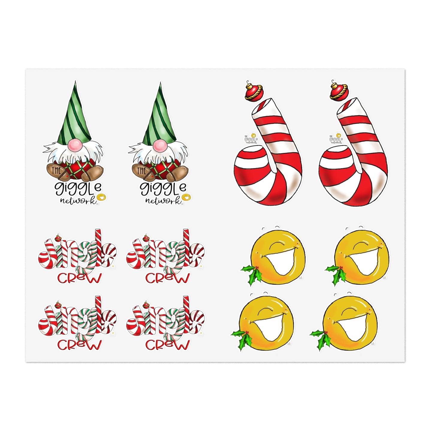 Christmas Giggle Sticker Sheets