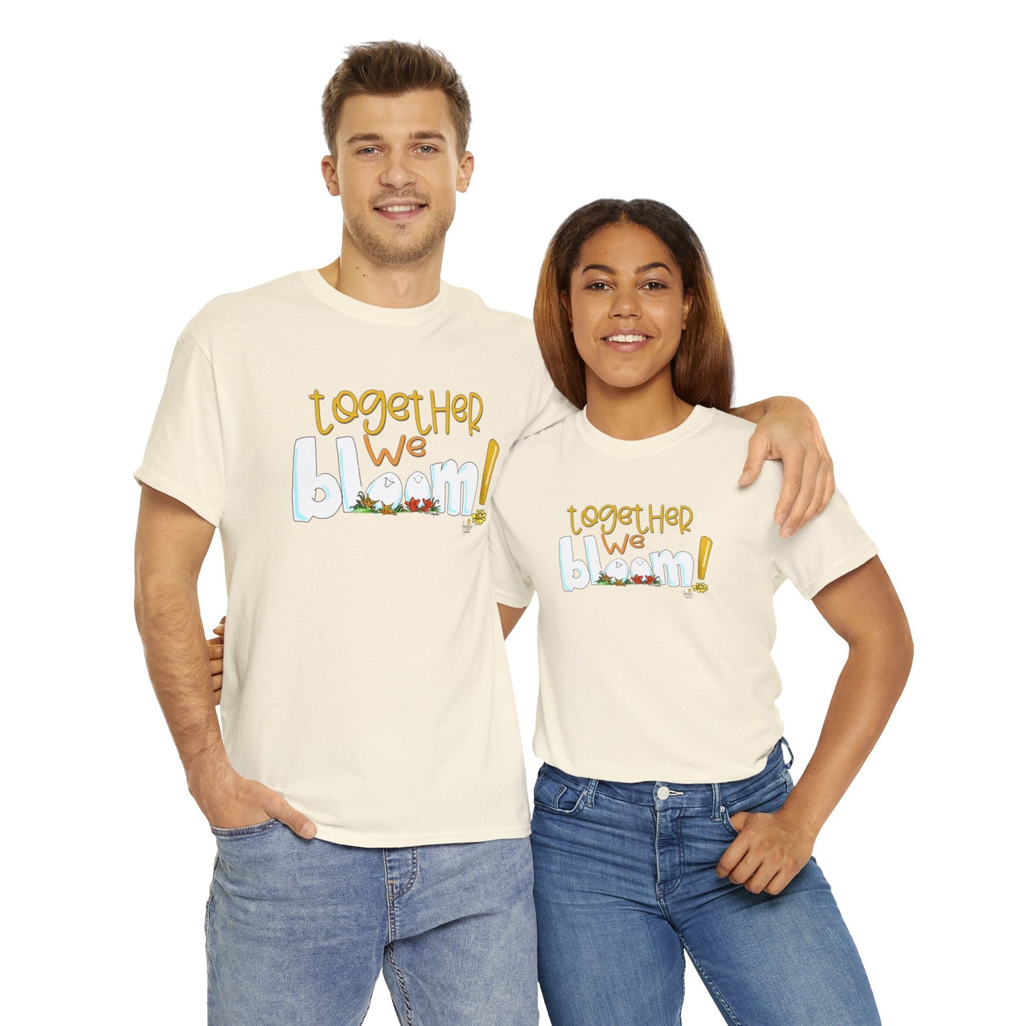 Together We Bloom by The Giggle Network, Nurse tshirt, Springtime tshirt, T Shirt for spring, Hello SPring Tshirt