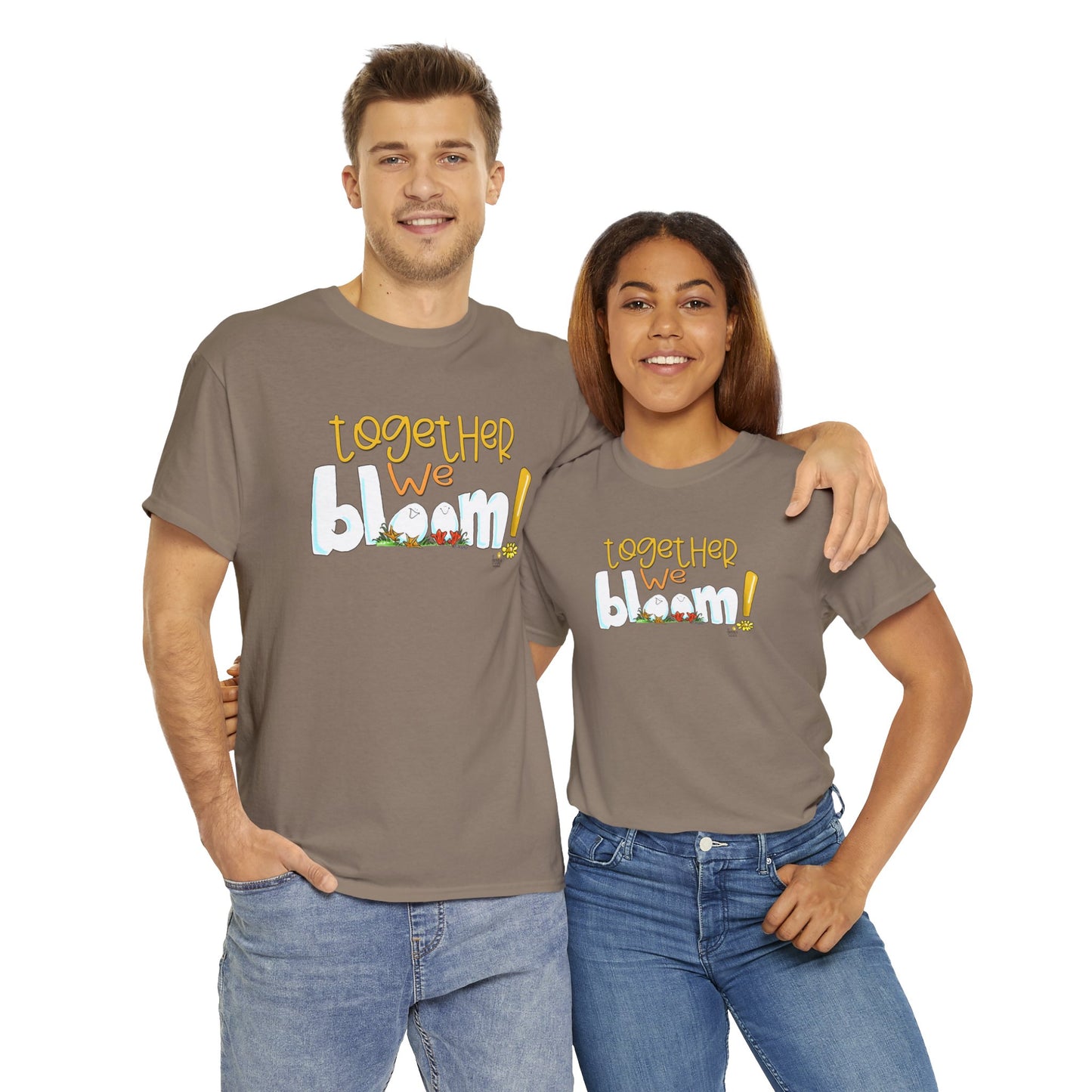 Together We Bloom by The Giggle Network, Nurse tshirt, Springtime tshirt, T Shirt for spring, Hello SPring Tshirt