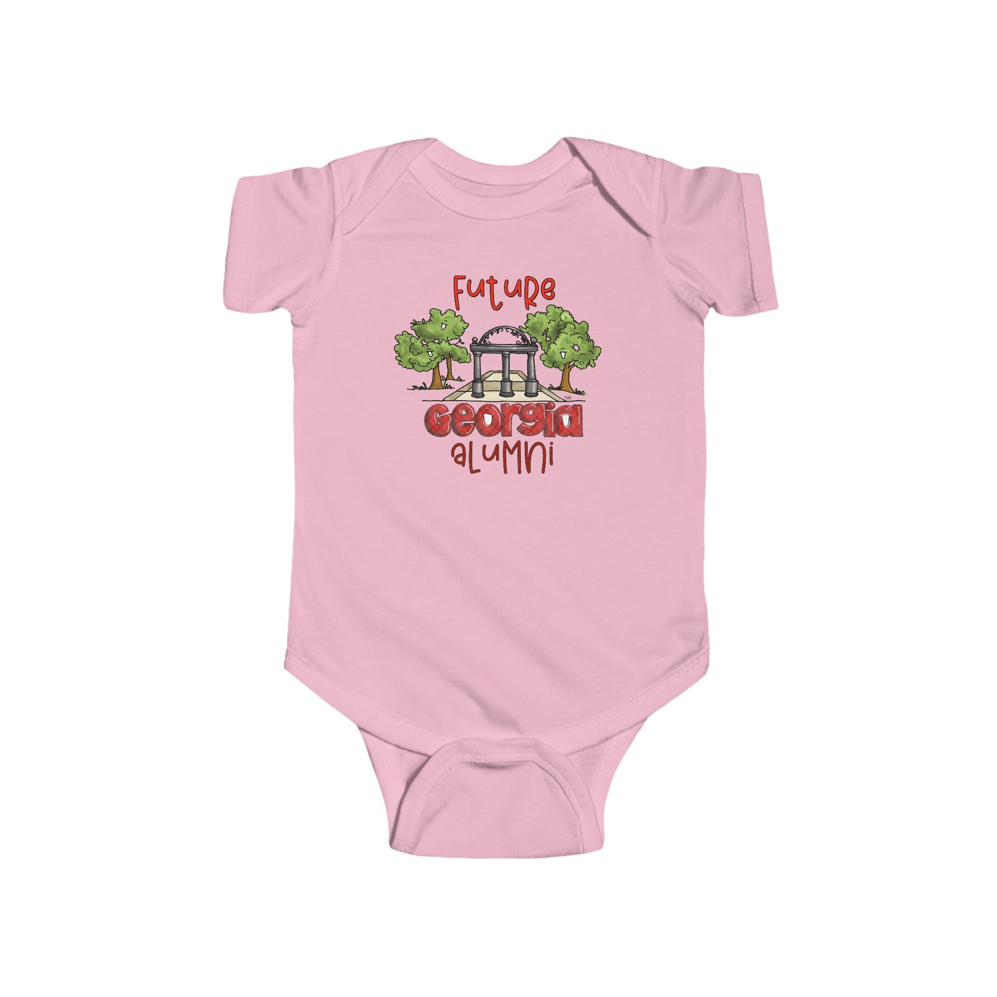 Infant Onesie Future UGA Alumni, university of georgia by the Giggle Network