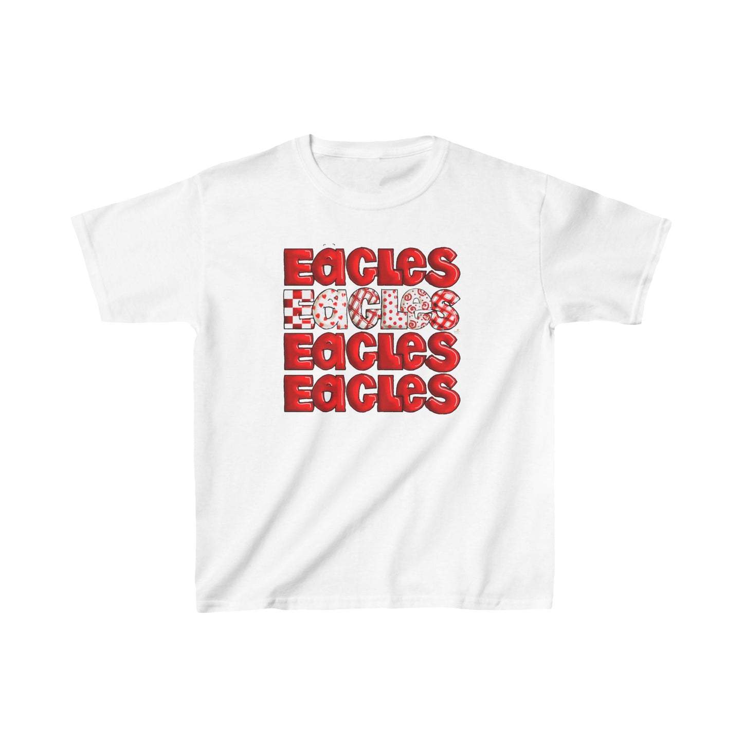 Eagles x4 by The Giggle Network Kids Heavy Cotton™ Tee