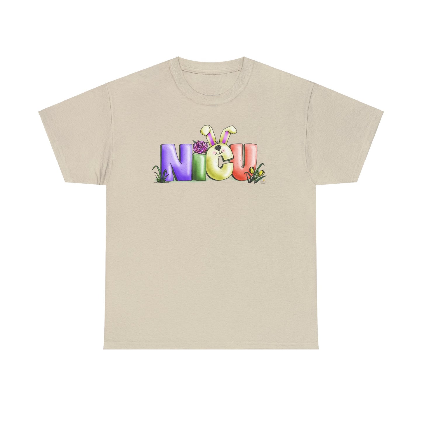 NICU Bunny Ears by The Giggle Network, Nurse tshirt, Springtime tshirt, T Shirt for spring, Hello SPring Tshirt , Teacher Tshirt
