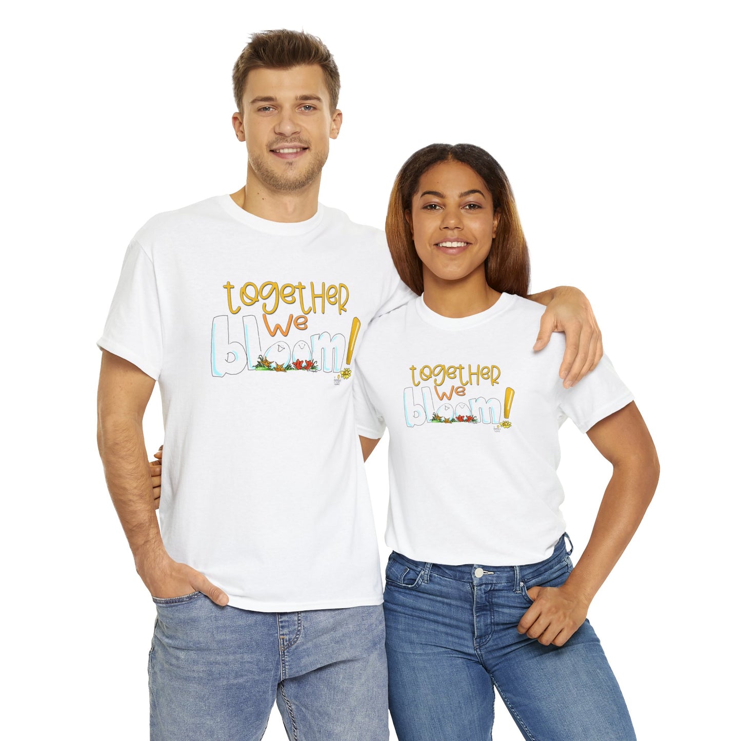 Together We Bloom by The Giggle Network, Nurse tshirt, Springtime tshirt, T Shirt for spring, Hello SPring Tshirt
