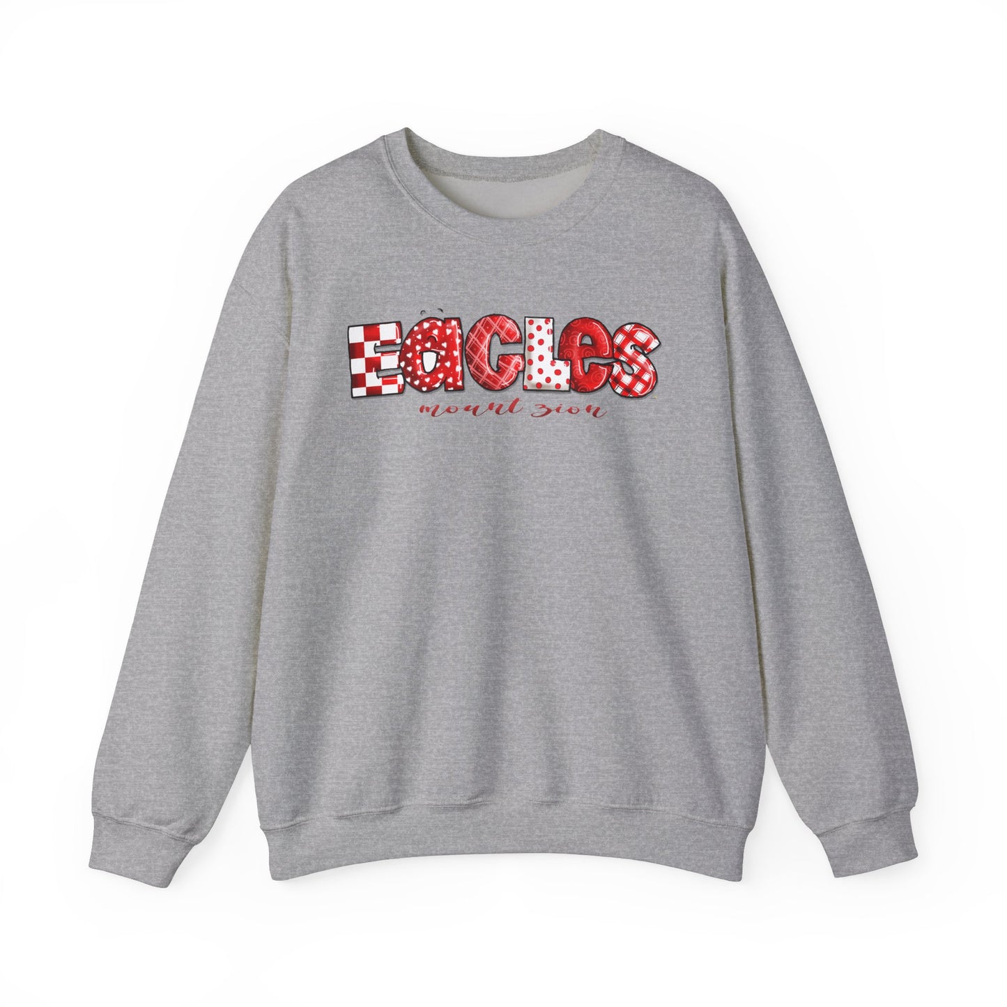 Eagels Multi-print Crewneck Sweatshirt by The Giggle Network