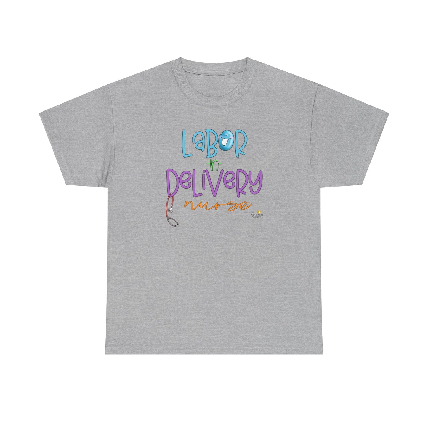 Labor and Delivery nurse by The Giggle Network, Nurse tshirt, Springtime tshirt, T Shirt for spring, Hello SPring Tshirt